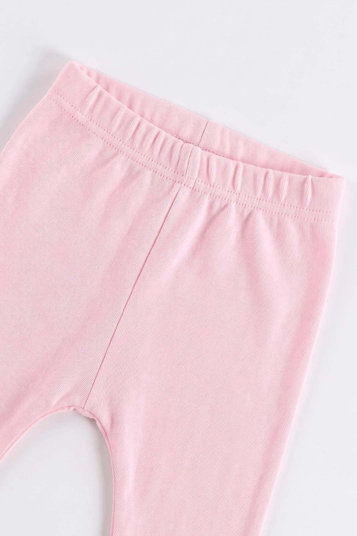 Pembe (0-3 Ay) Aplikeli Tavşan Nakışlı 5'li Kız Bebek Zıbın Takım 479255