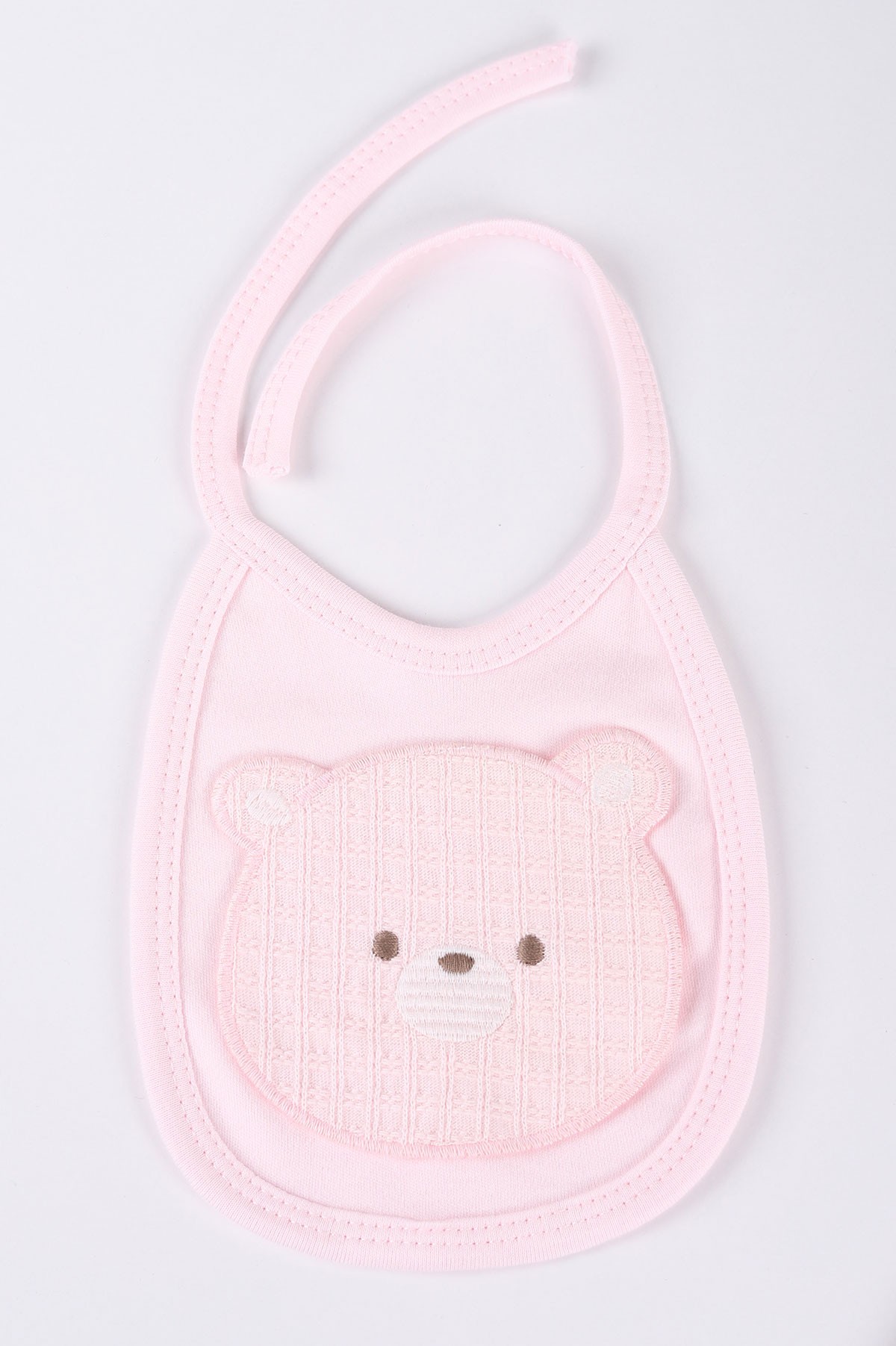 Pembe (0-3 Ay) Ayı Nakışlı 5'li Kız Bebe Takım 219715