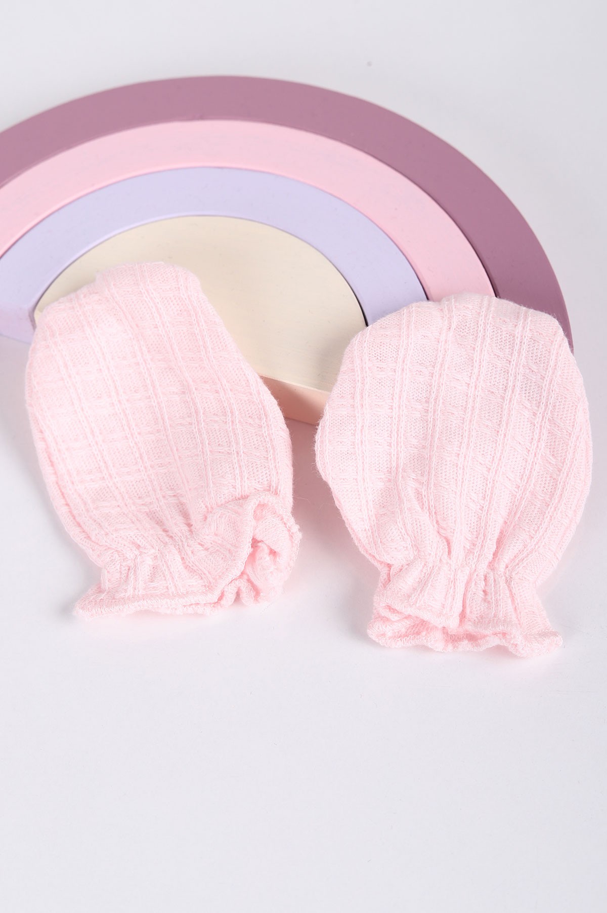Pembe (0-3 Ay) Ayı Nakışlı 5'li Kız Bebe Takım 219715