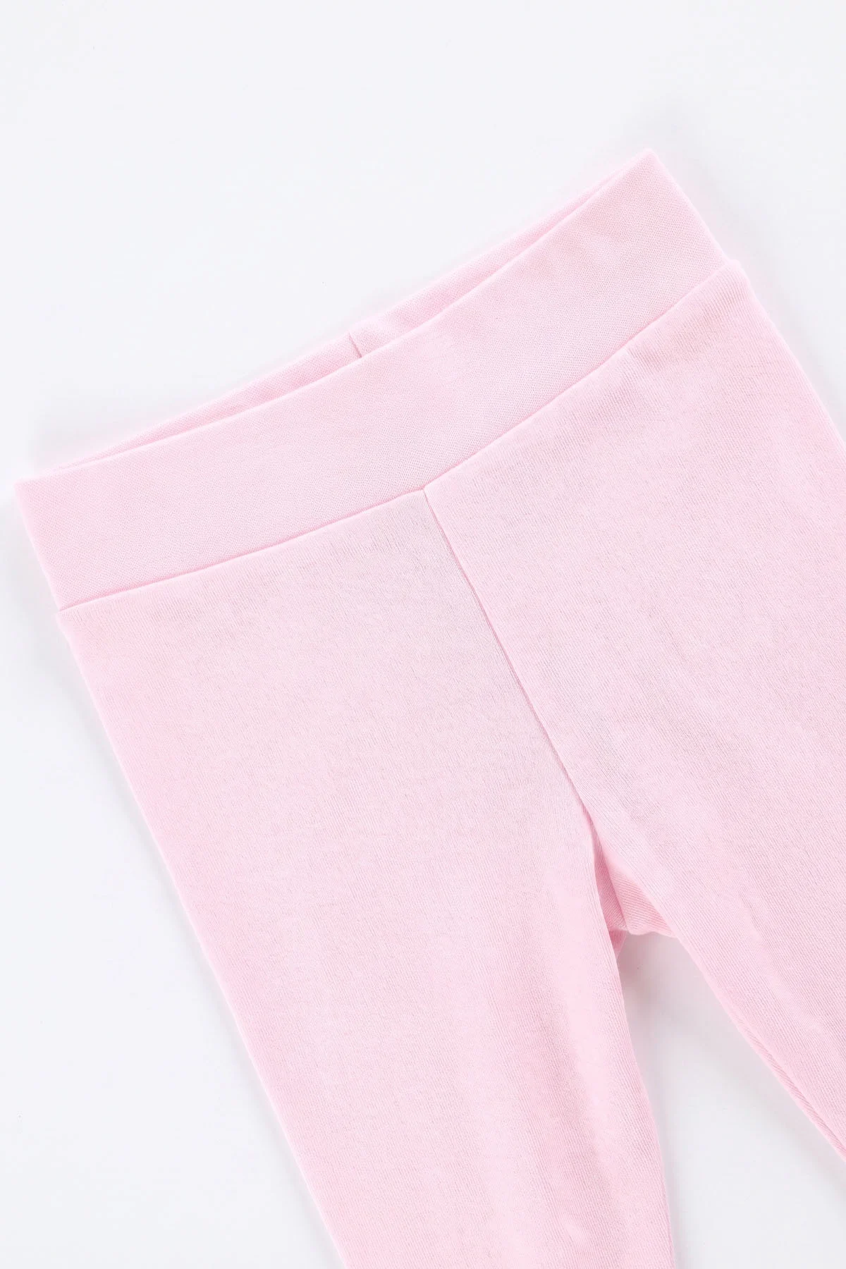 Pembe (0-3 Ay) Kalpli Tavşan Nakışlı 3'lü Kız Bebek Zıbın Seti 477156