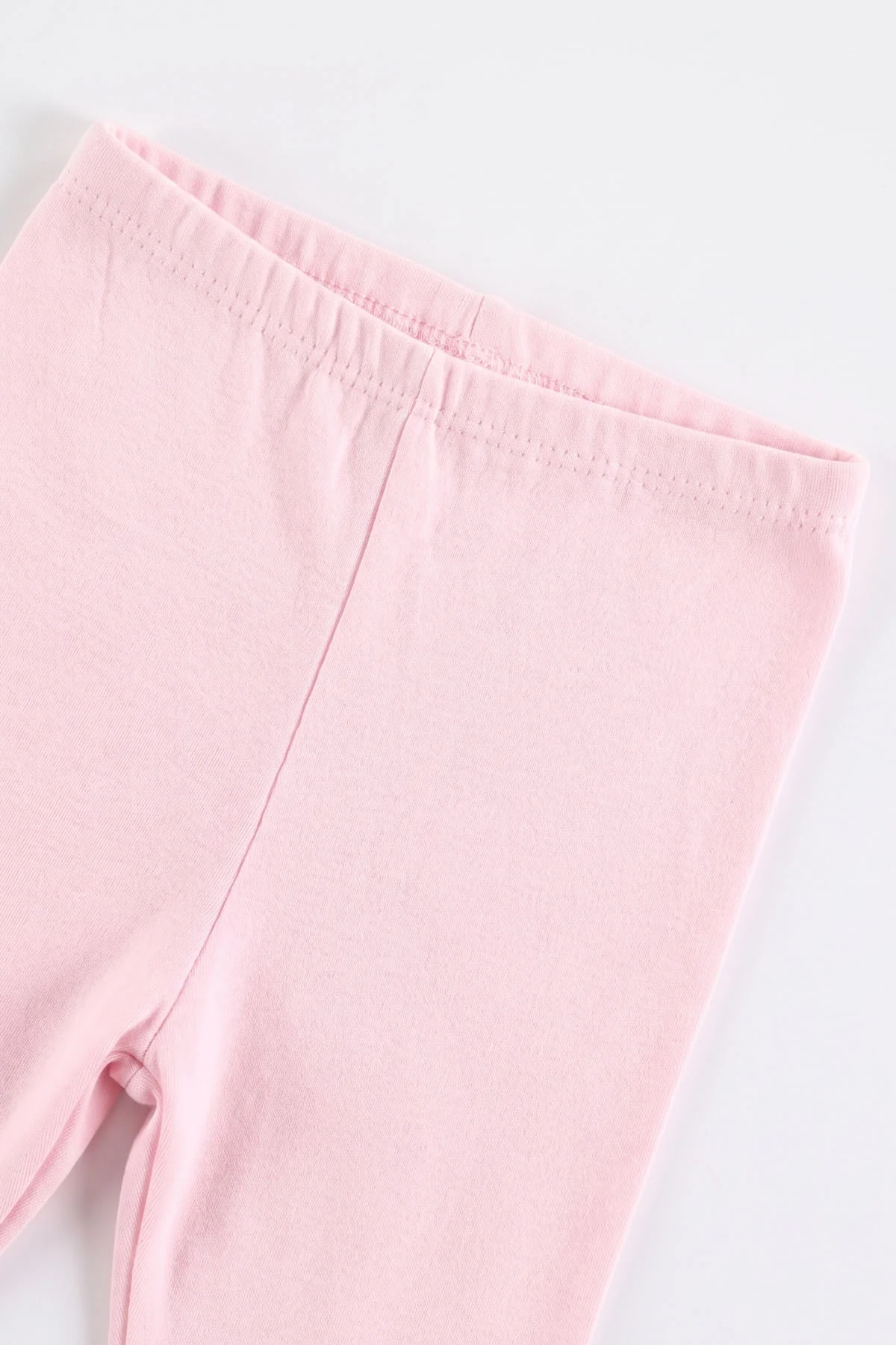 Pembe (0-3 Ay) Puantiyeli Papatya Nakışlı Patikli 3'lü Kız Bebek Takım 477173