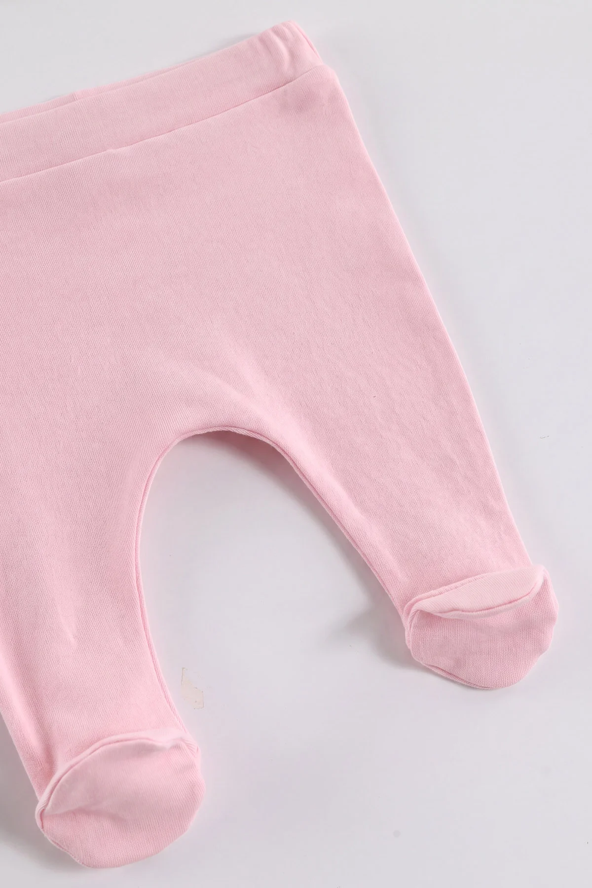 Pembe (0-3 Ay)Büzgülü Fistolu Yandan Çıtlı Yenidoğan 5'li Kız Bebek Zıbın Seti 479271