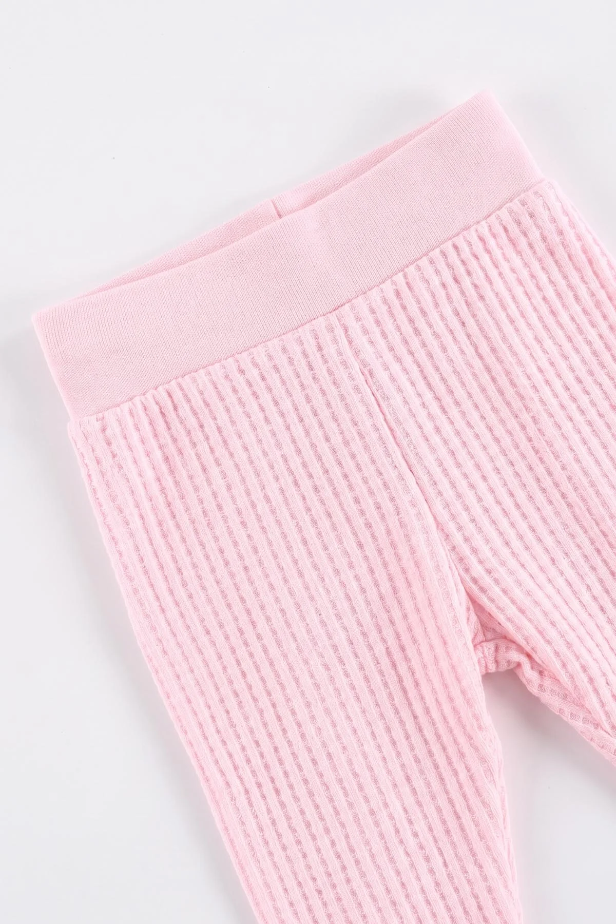 Pembe (0-3 Ay)Dondurma Nakışlı Patikli 3'lü Kız Bebek Takım 477285