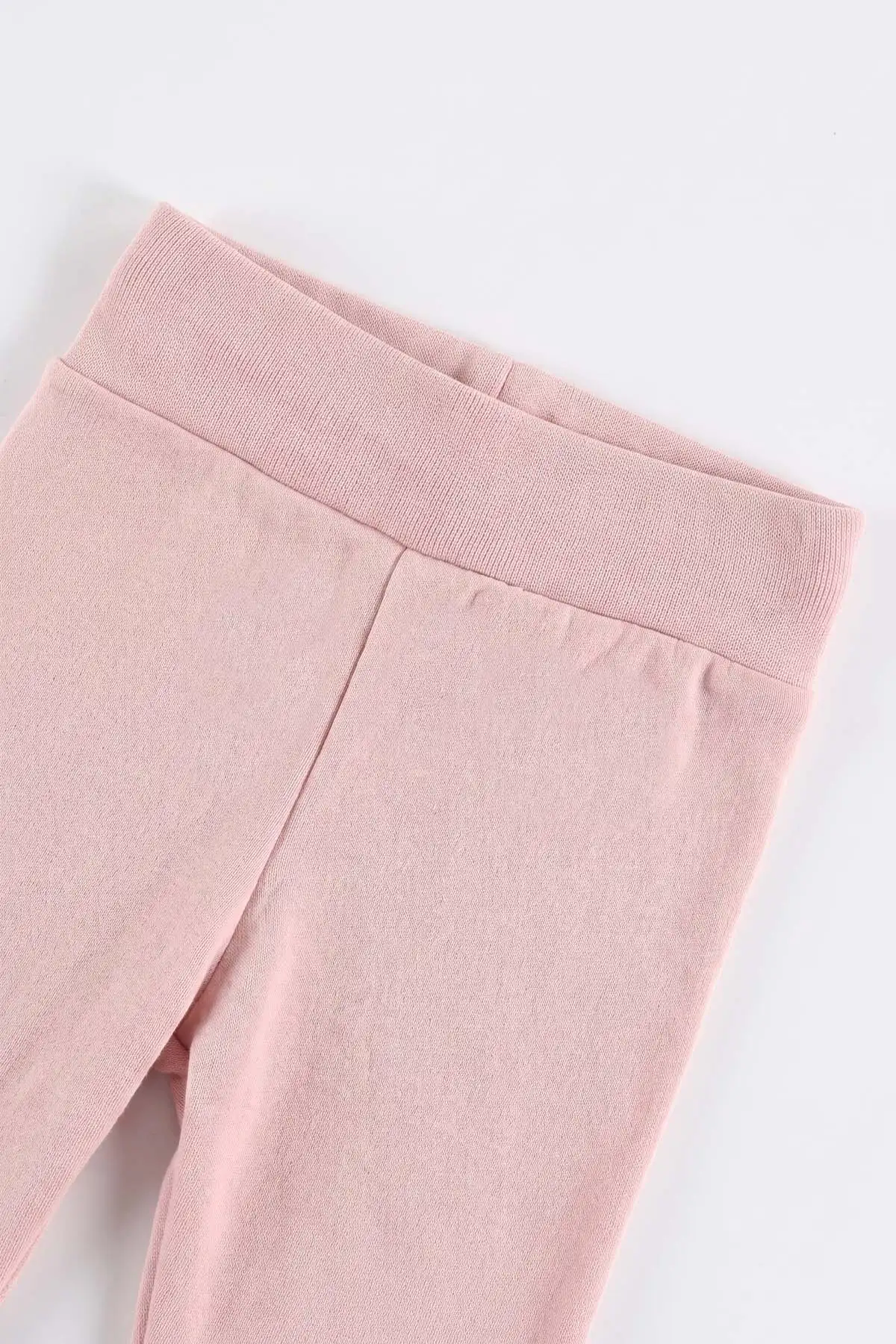 Pembe (0-3 Ay)Süzene Mantar Nakışlı Patikli Kız Bebek 3'lü Zıbın Takım 477164