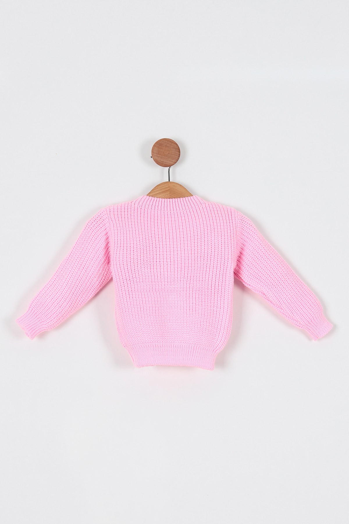 Pembe (0-5 Yaş) Selanik Balıkçı Yaka Kız Çocuk Kazak 197920