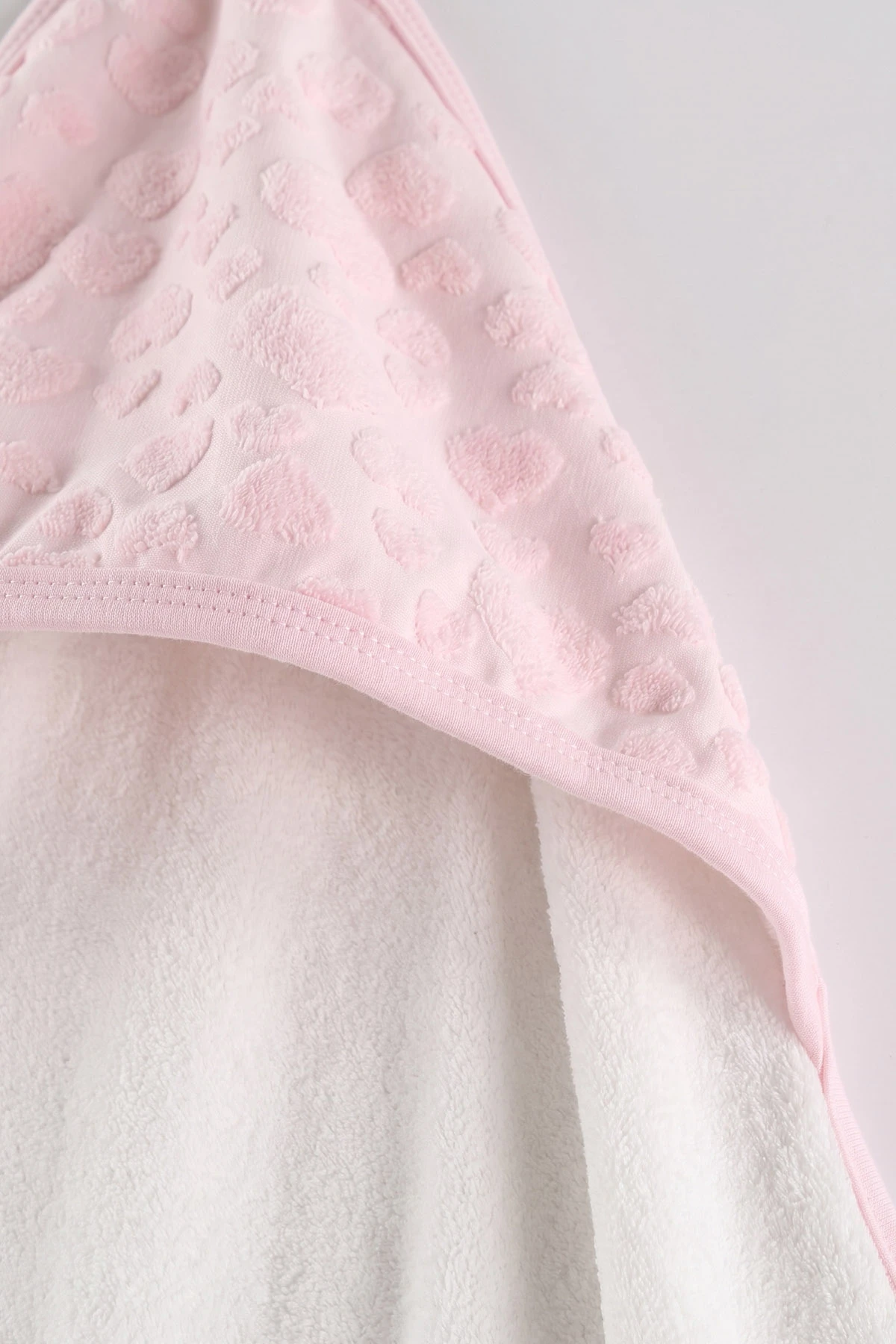 Pembe (0-6 Ay) Kalp Nakışlı   Bebek Havlu Takım 476294