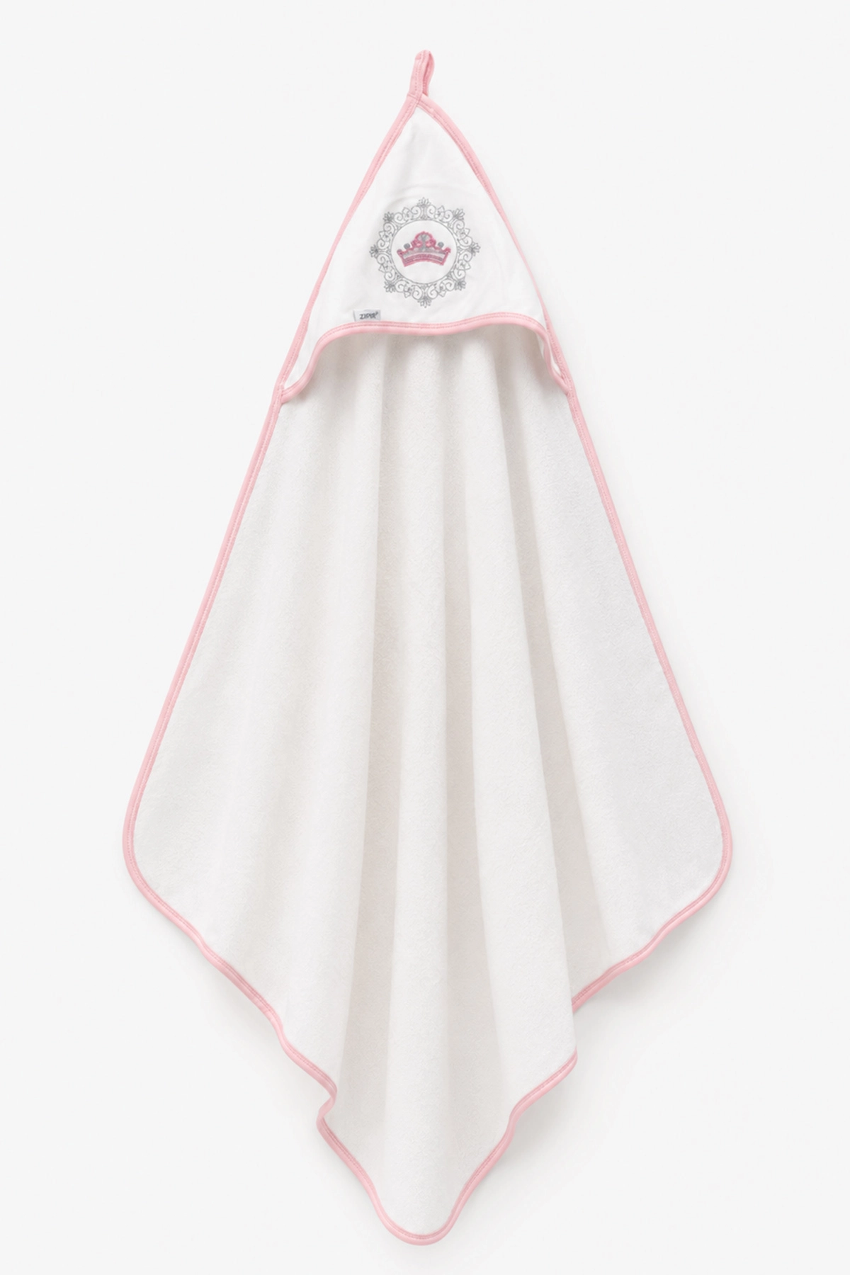 Pembe (0-6 Ay)  Taç  Nakışlı Bebek Havlu Takım 476285