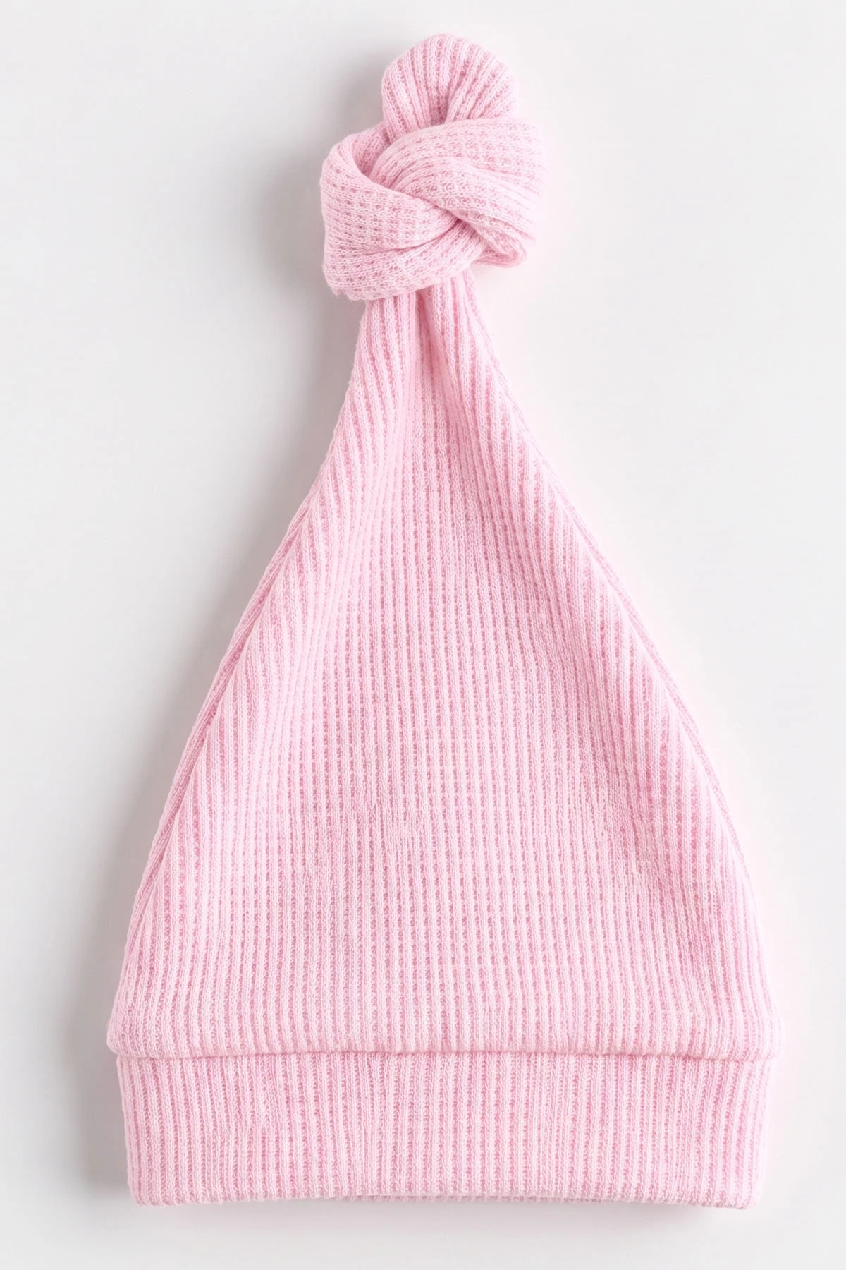 Pembe (0-9 Ay)  Fisto Yakalı  Waffle Kumaş Çıtçıtlı Şapkalı Kız Bebek Tulum 486979