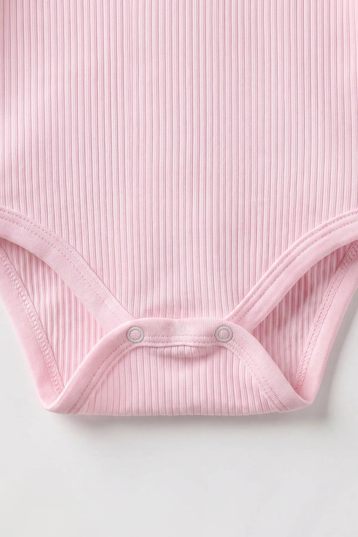Pembe (0-9 Ay ) Raporlu Düz Uzun Kollu Bebek & Çocuk Çıtçıtlı Badi 480339