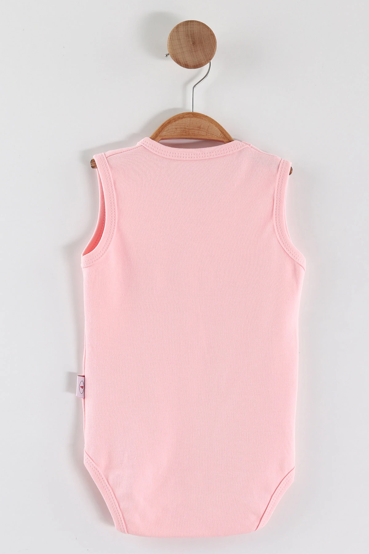Pembe ( 1-3 Yaş ) Sıfır Kol Düz Bebek&Çocuk Çıtçıtlı Badi 467332