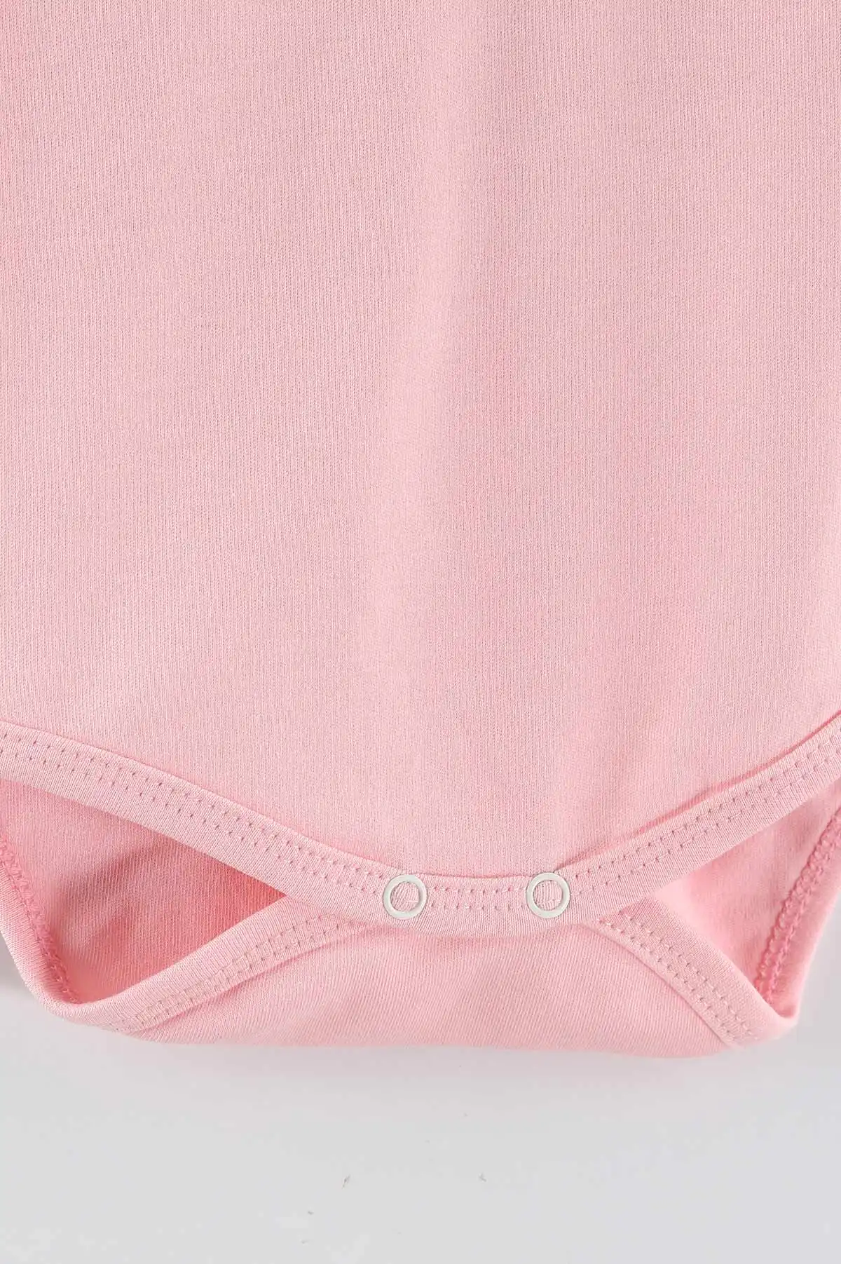 Pembe ( 1-3 Yaş ) Sıfır Kol Düz Bebek&Çocuk Çıtçıtlı Badi 467332