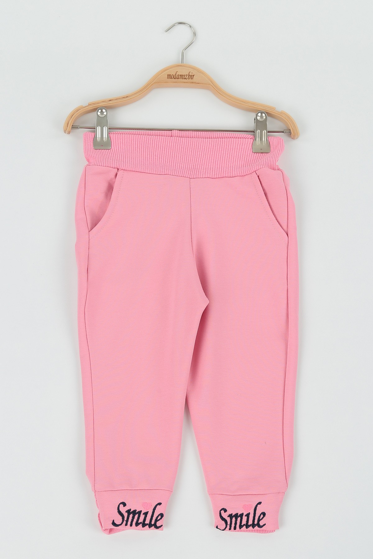 Pembe (1-4 Yaş) Smile Baskılı İki İp Kız çocuk Alt 131618