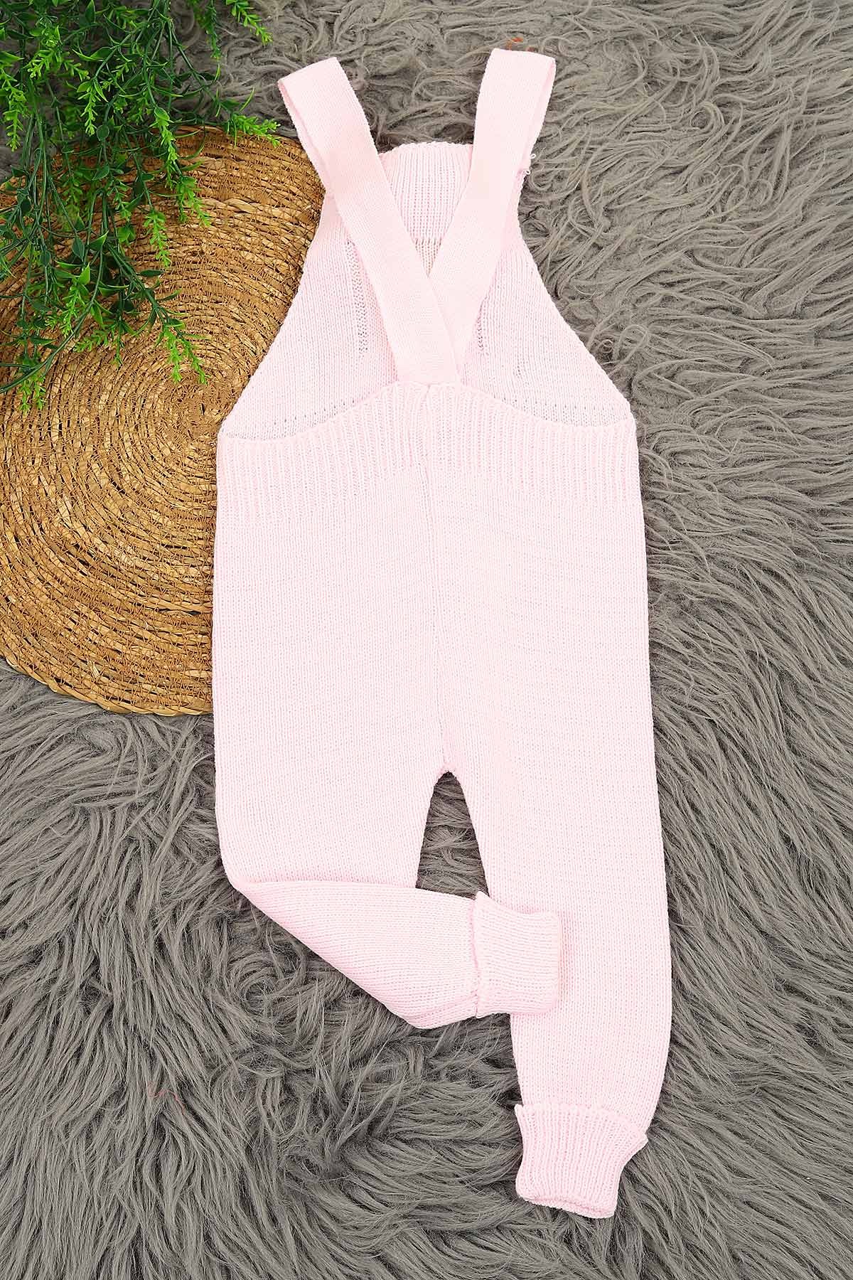 Pembe (1-5 Yaş) Ayı Oyuncaklı Kız Çocuk Salopet 153994