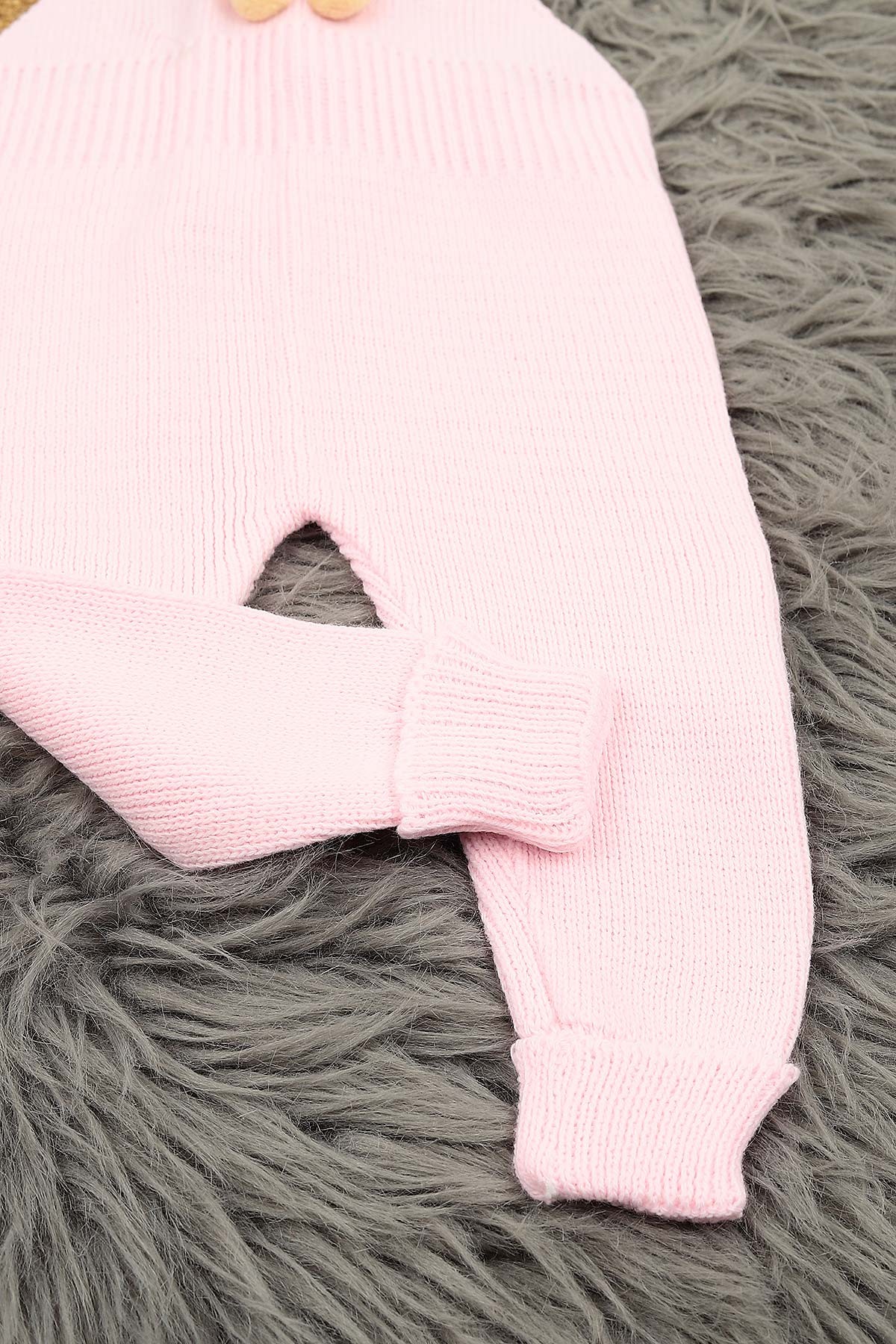 Pembe (1-5 Yaş) Ayı Oyuncaklı Kız Çocuk Salopet 153994
