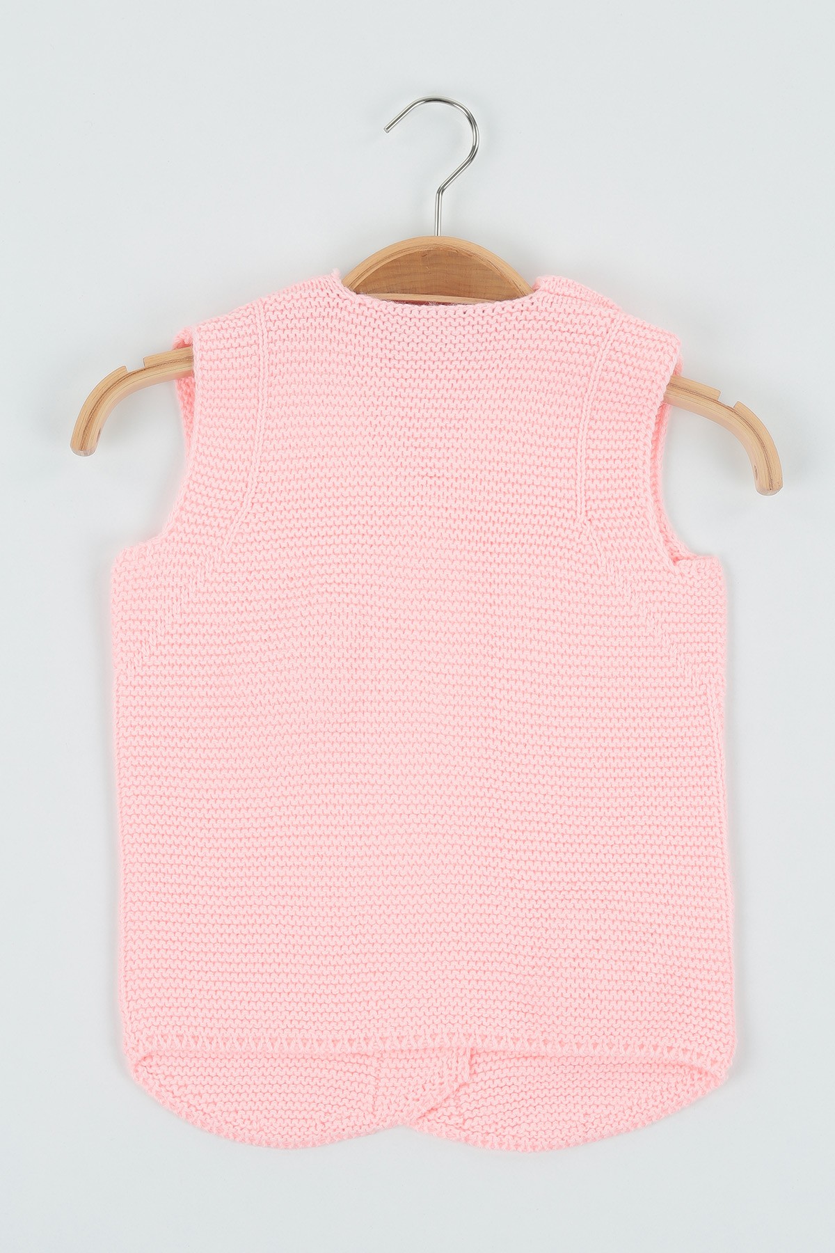 Pembe (1-5 Yaş) Kelebek El İşlemeli Kız Çocuk Yelek 134936
