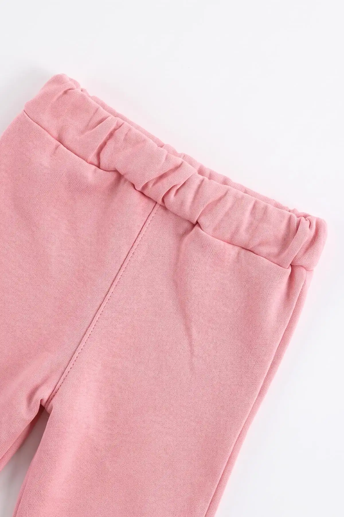 Pembe (1-5 Yaş) Taş Baskılı Kapüşonlu 3 İp Şardonlu Kız Çocuk Kışlık Takım 495803