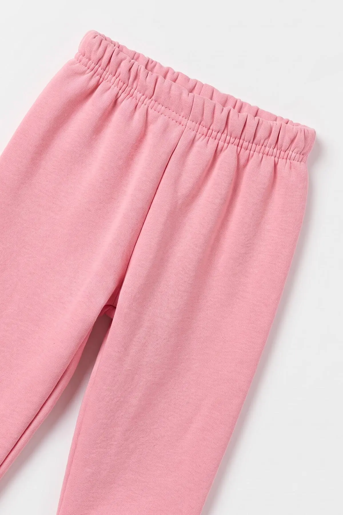 Pembe (1-5 Yaş) Tavşan Nakışlı Cep Detay 3 İp Şardonlu Kız Çocuk Kışlık Takım 486841