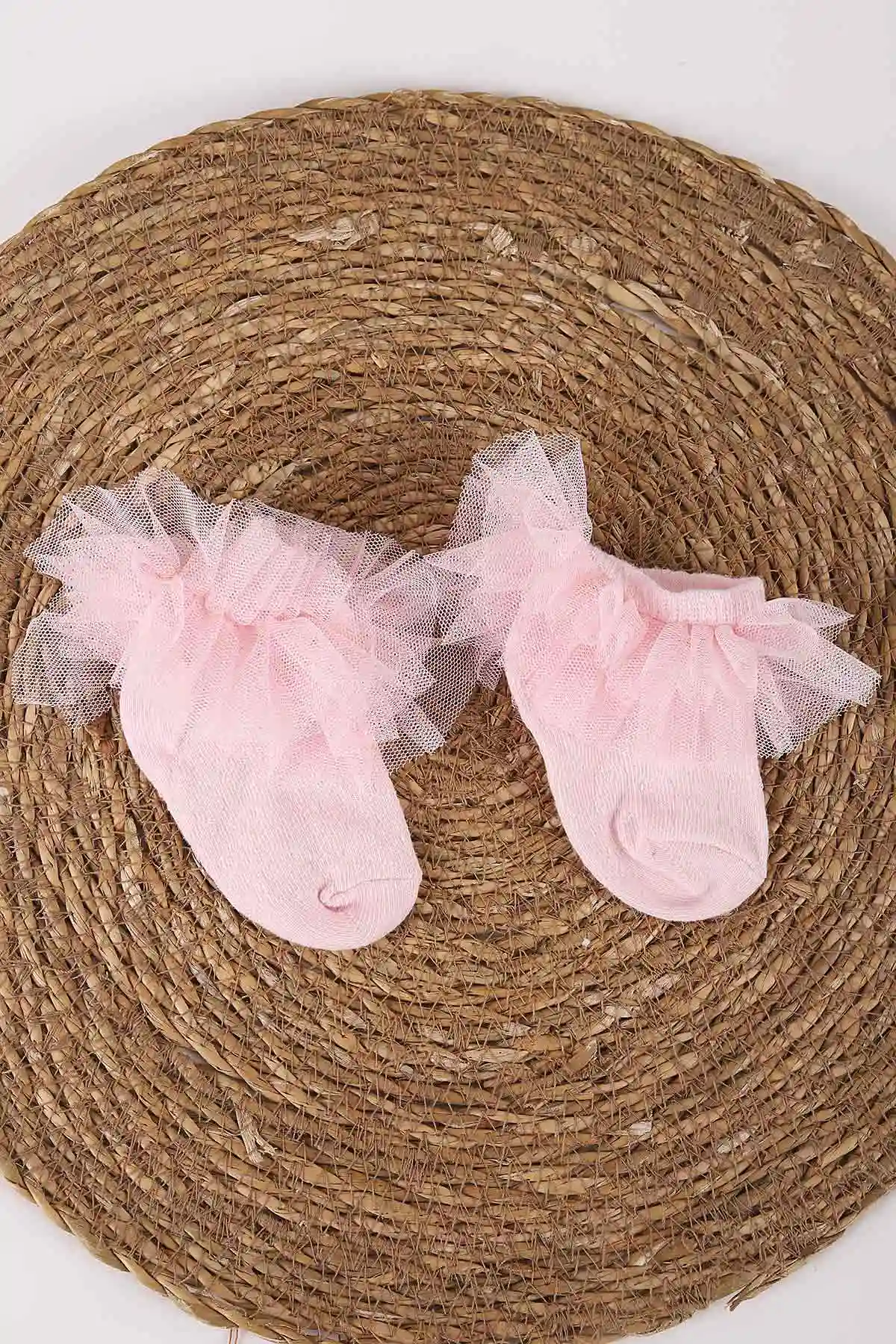 Pembe (1-6 Yaş )Tütü Model Kız Bebek&Çocuk Çorap 454534