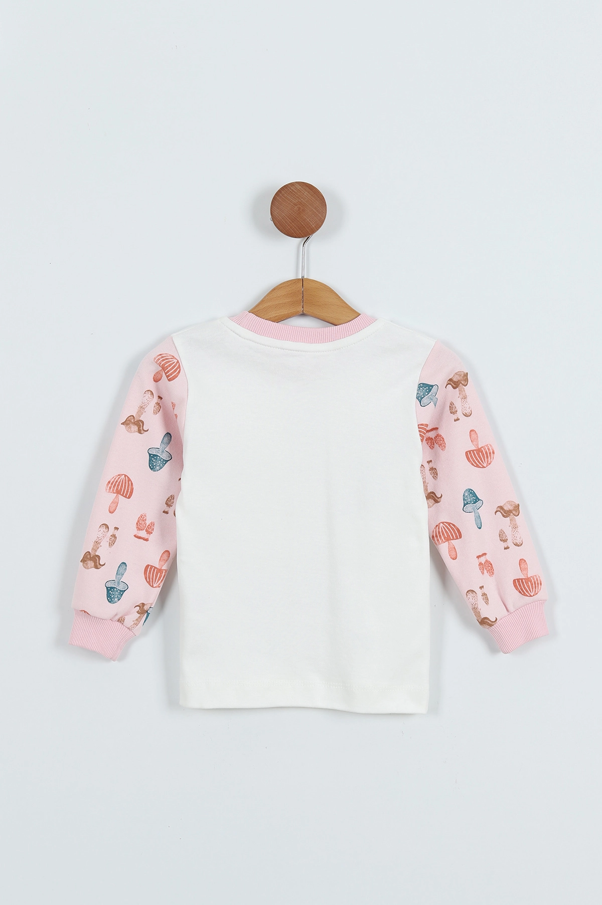 Pembe (1-9 Yaş) Baskılı Kız Çocuk Sweat 275807