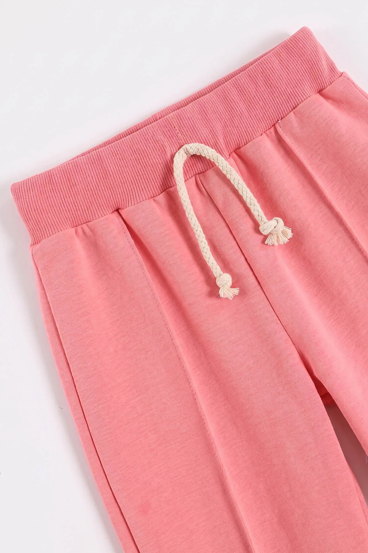 Pembe (1-9 Yaş)    Kız Baskılı  Bol Paça 2 İp Kız Çocuk Mevsimlik Takım 487366