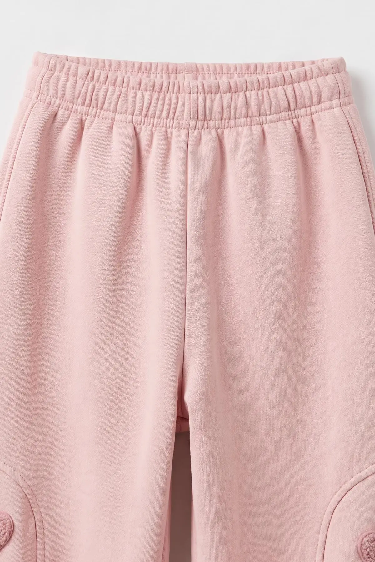 Pembe (1-9 Yaş) Love Nakışlı Kapüşonlu  3 İp Şardonlu Kız Çocuk Kışlık Takım 482833