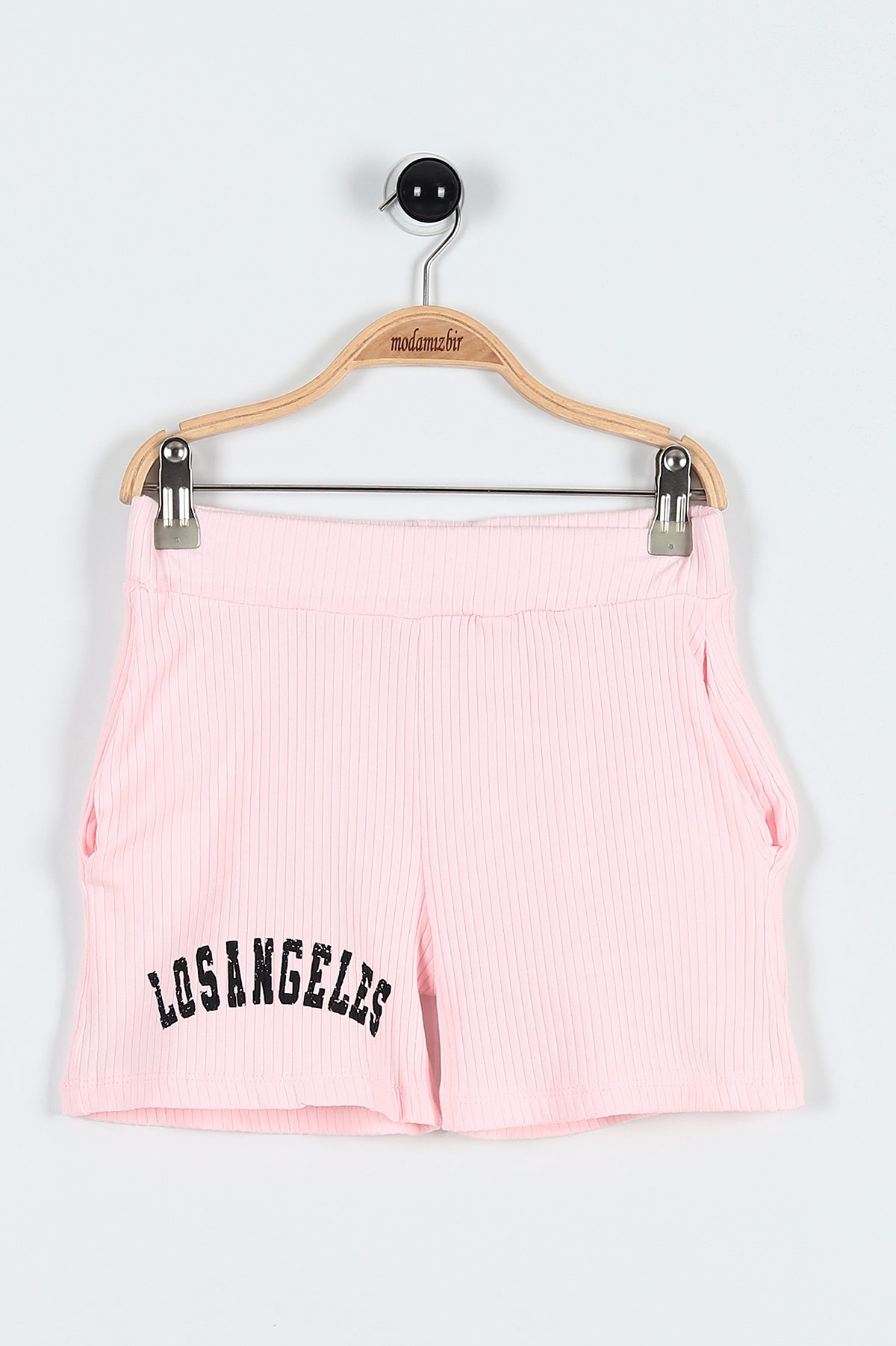 Pembe (13-16 Yaş) Losangeles Baskılı Fitilli Kız Çocuk Takım 184963