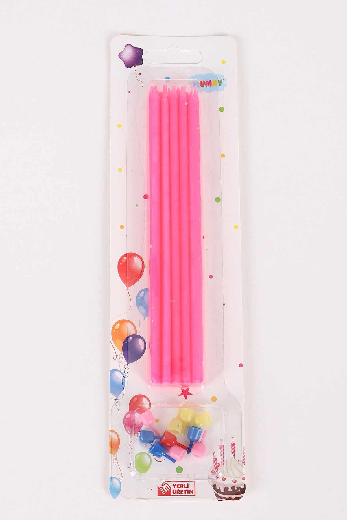 Pembe 15 cm Mum 10'lu 451646