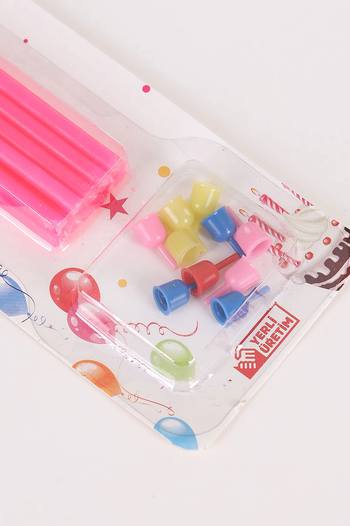 Pembe 15 cm Mum 10'lu 451646