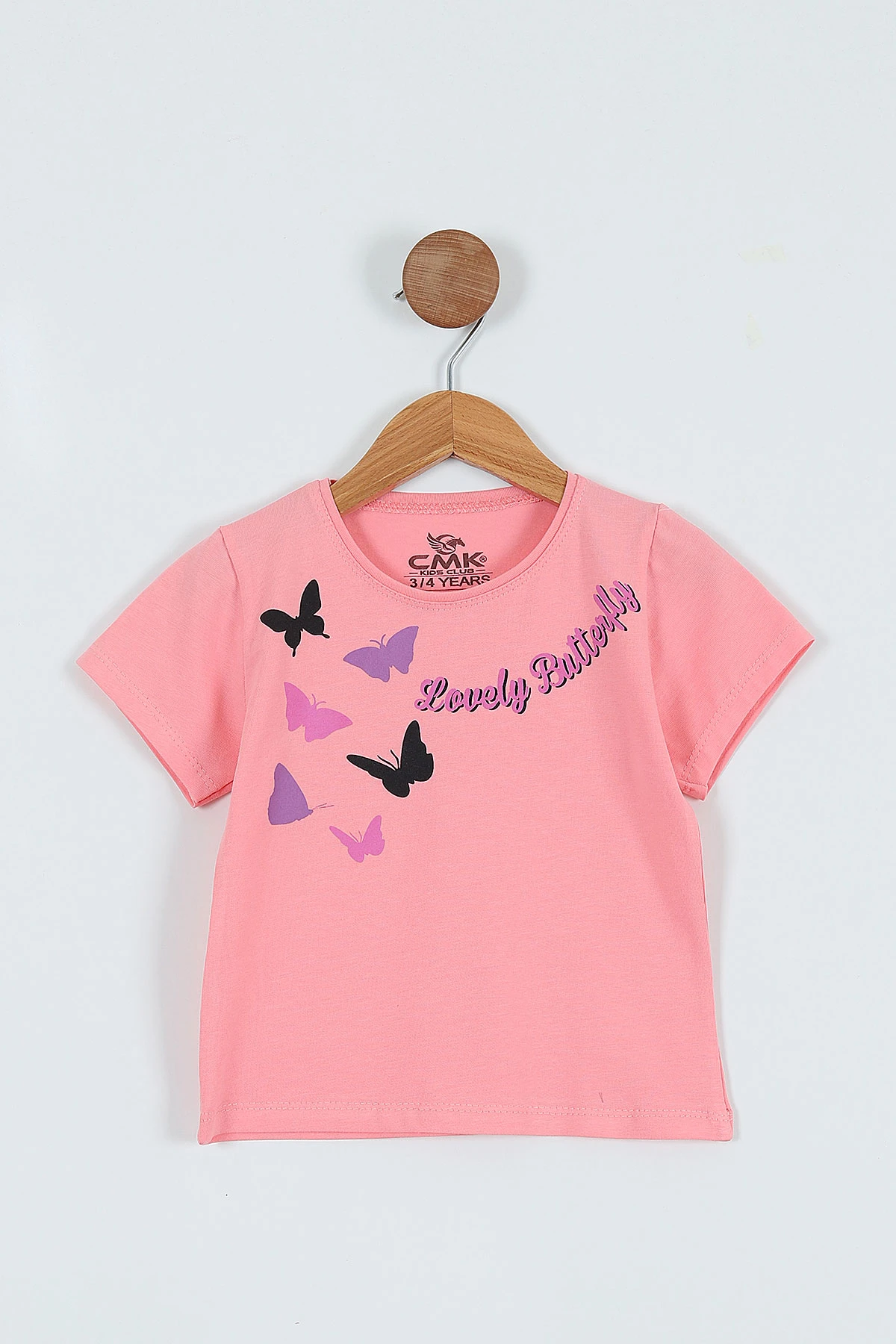 Pembe (2-11 Yaş) Baskılı Kız Çocuk Tişört 271364