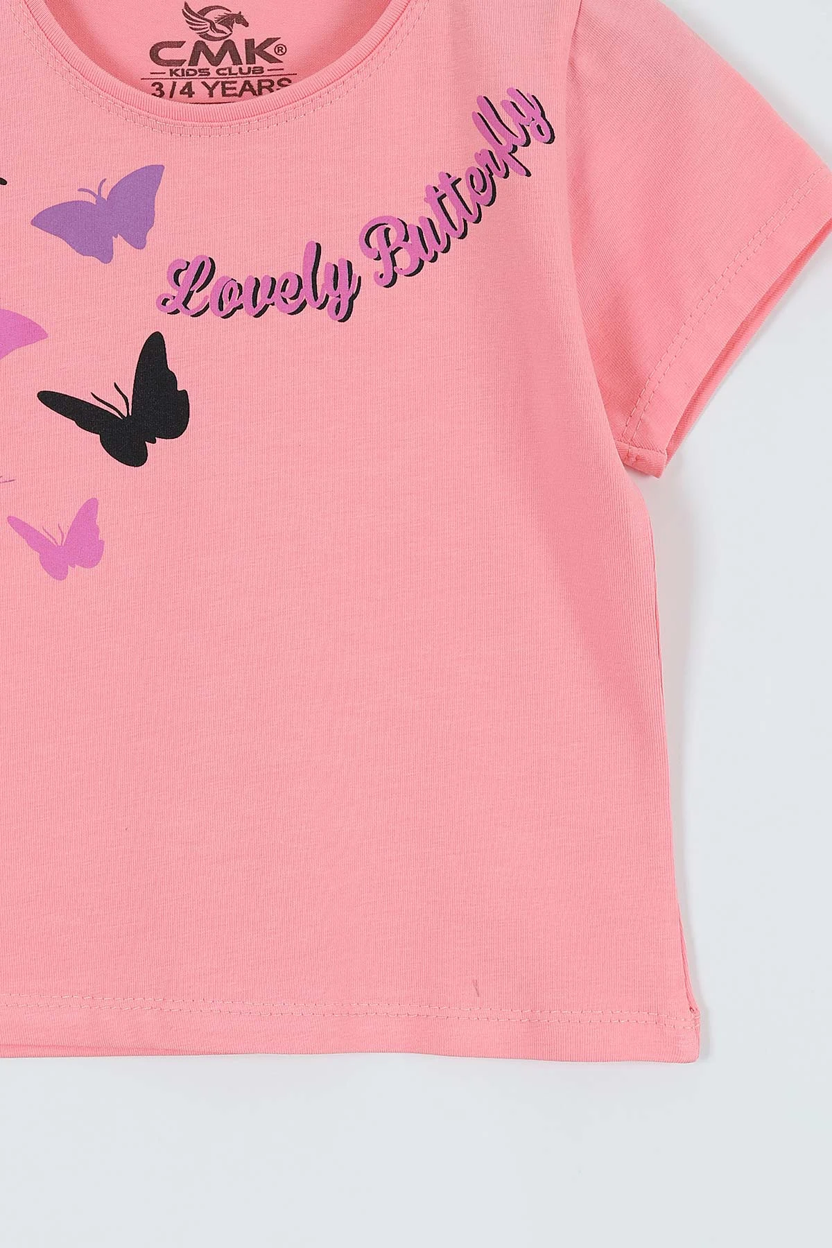 Pembe (2-11 Yaş) Baskılı Kız Çocuk Tişört 271364