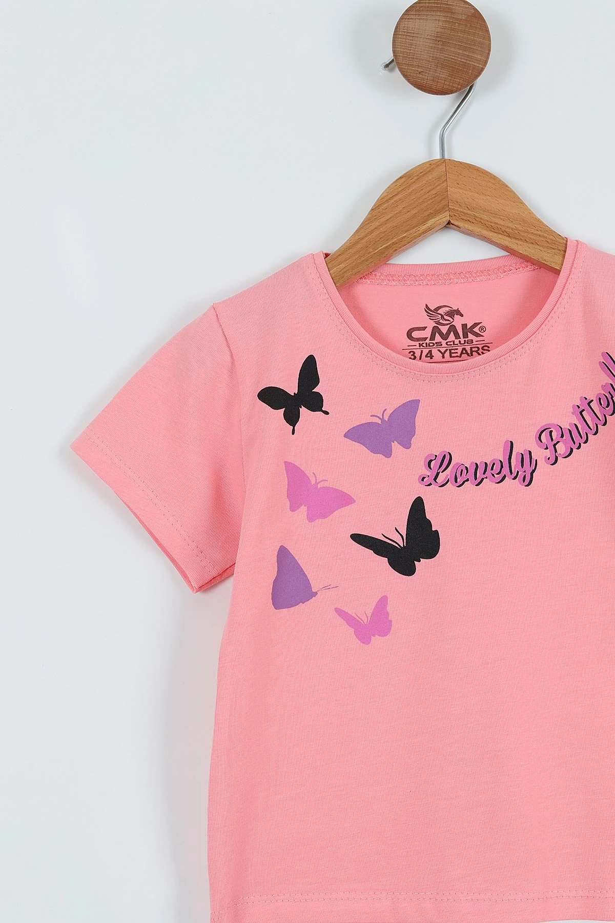 Pembe (2-11 Yaş) Baskılı Kız Çocuk Tişört 271364