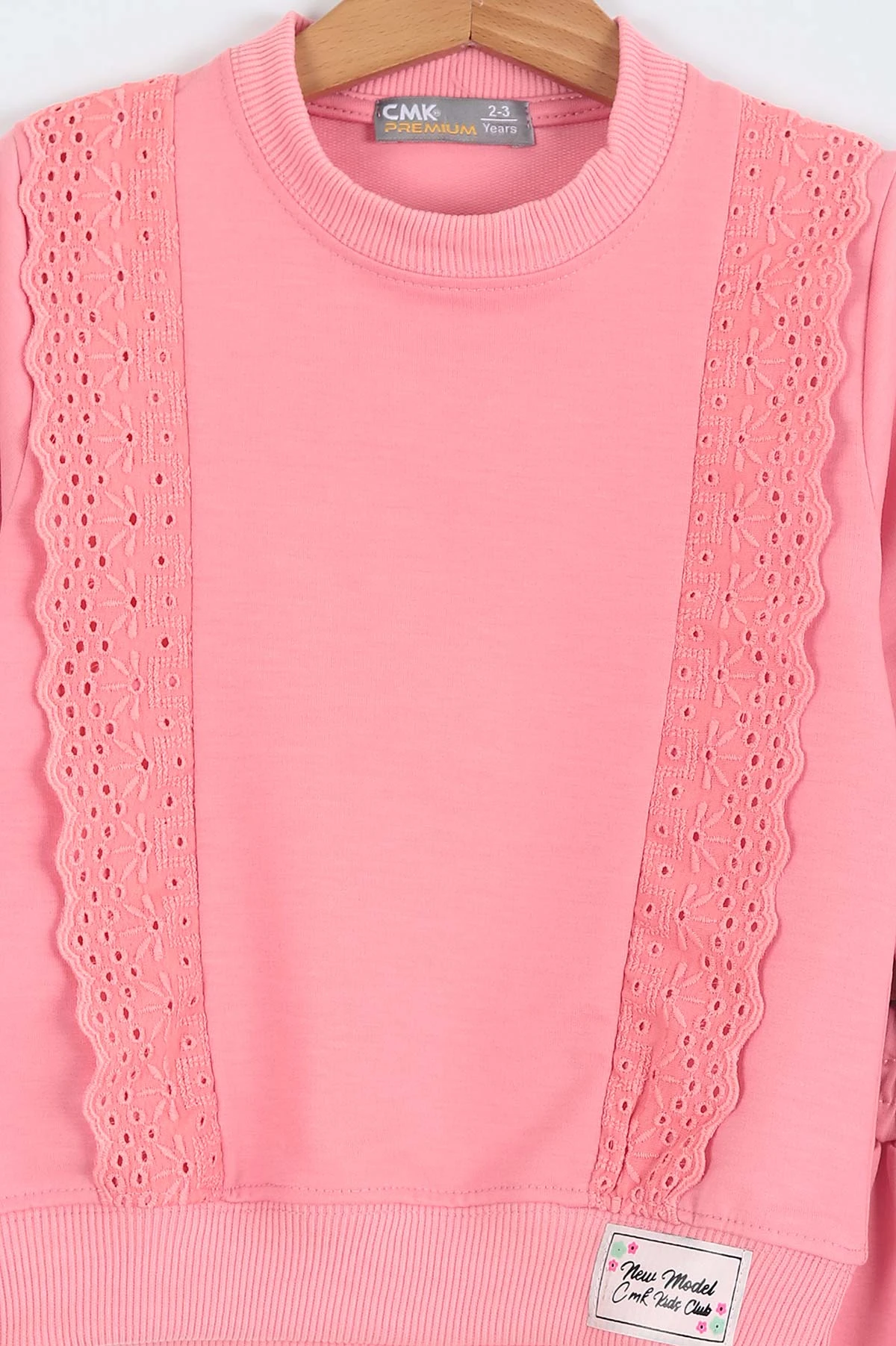 Pembe (2-11 Yaş) Boydan Jakarlı İki İp Kız Çocuk Takım 229386