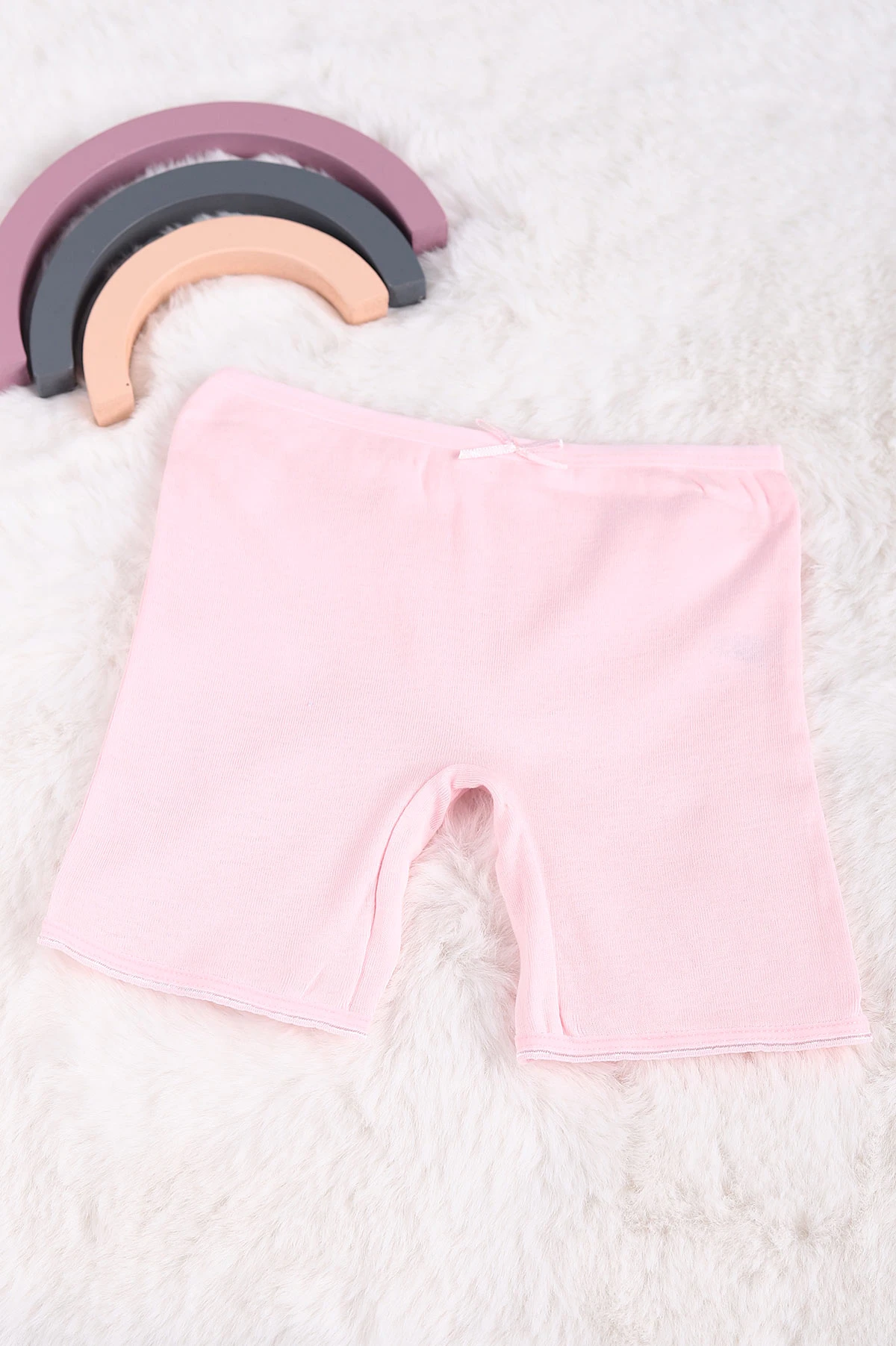 Pembe (2-11 Yaş) Fiyonklu Kız Çocuk Şort Külot  233361