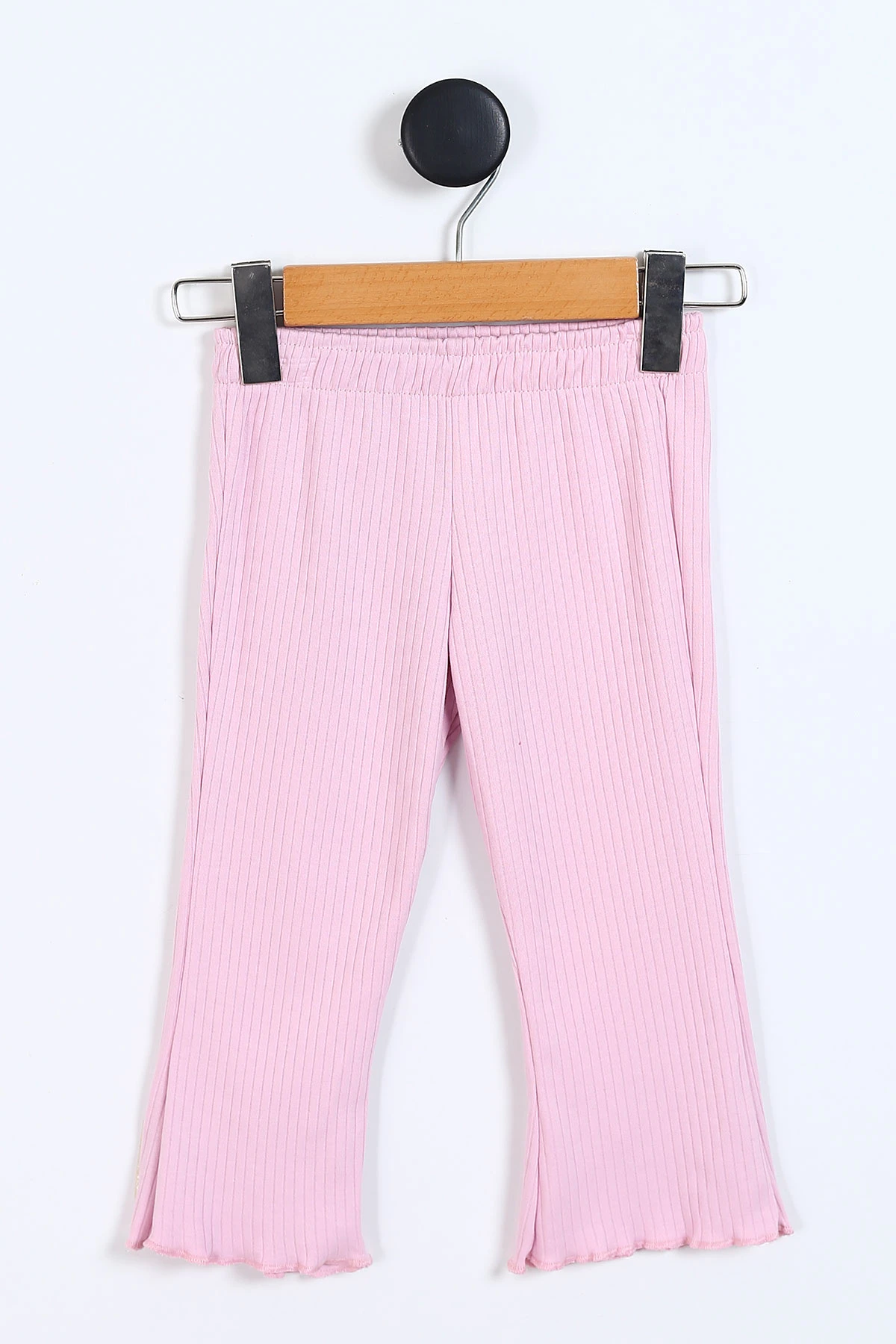 Pembe (2-5 Yaş) Omuz Fırfırlı Taytlı Kız Çocuk Takım 337106