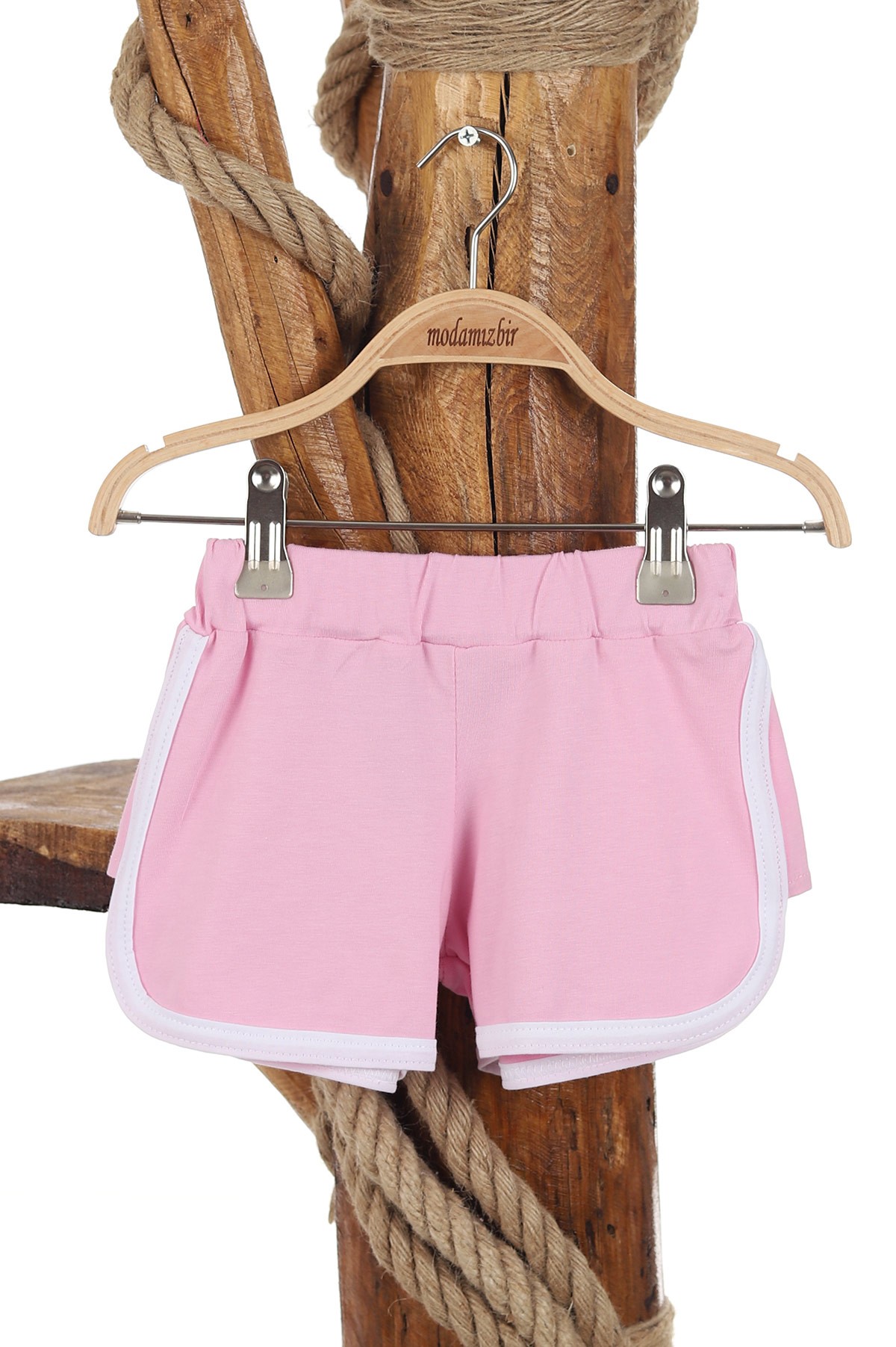 Pembe (2-5 Yaş) Posıtıve Baskılı Şortlu Kız Çocuk Takım 164694