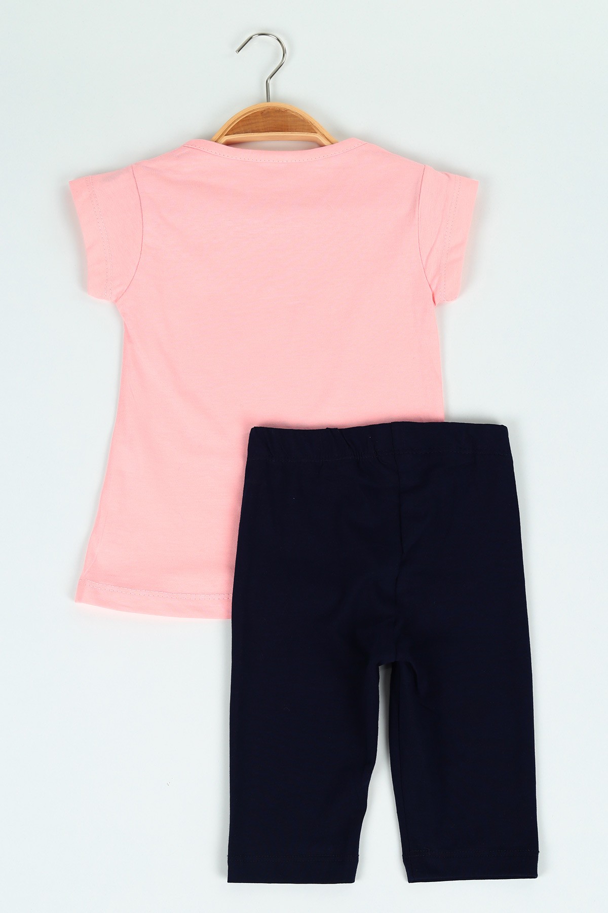 Pembe (2-5  yaş) Simli Unicorn Baskılı Kız Çocuk Takım 117715
