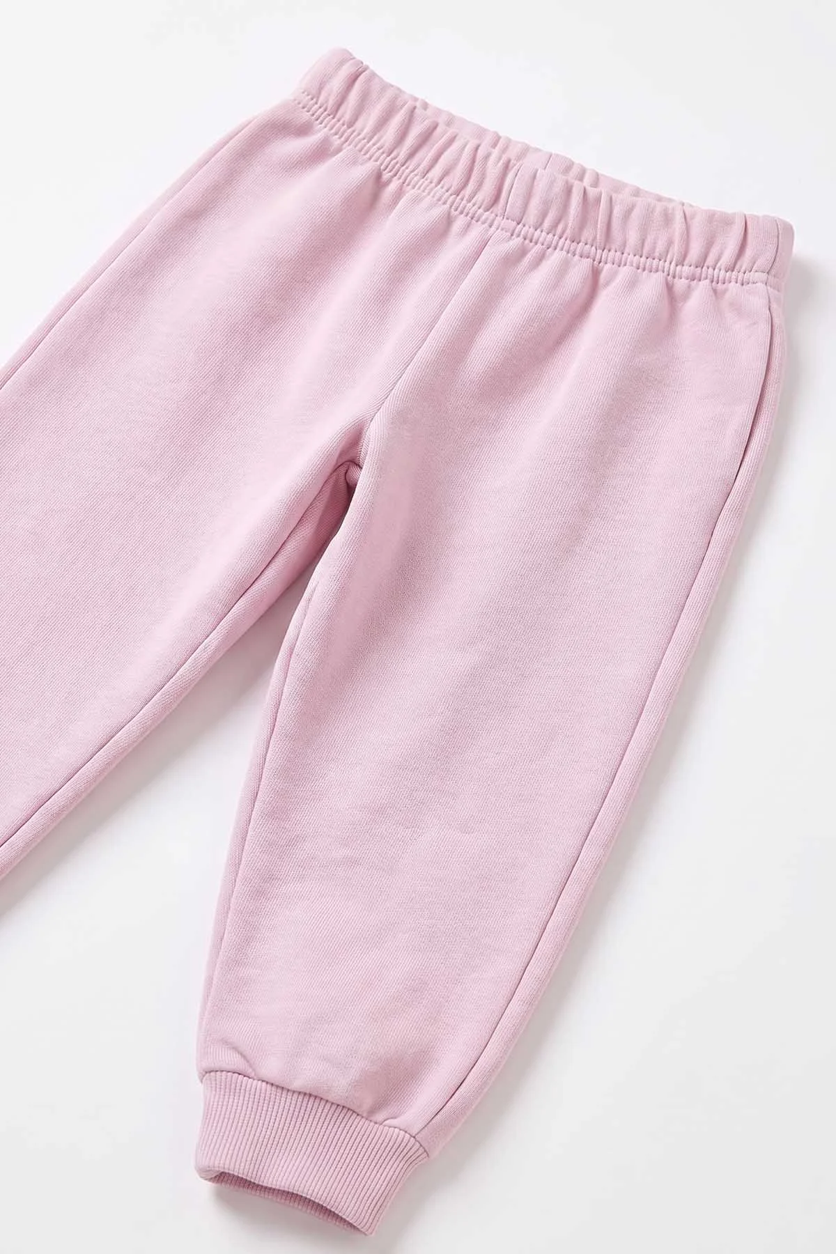 Pembe (2-5 Yaş)Love Baskılı Fiyonklu Kız Çocuk Takım 478123