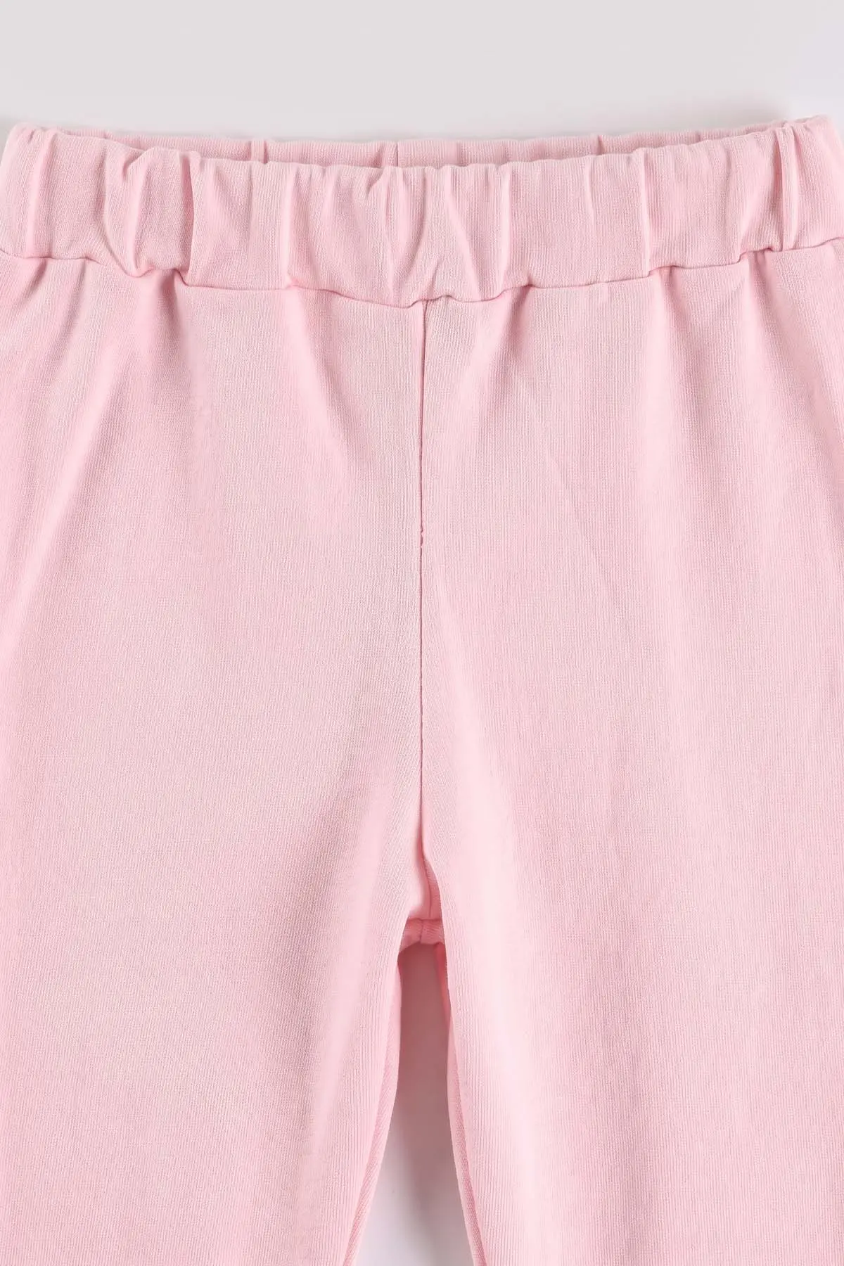 Pembe (2-6 Yaş)Happy Go Baskılı Ponponlu Kız Çocuk 2'li  Takım 472905