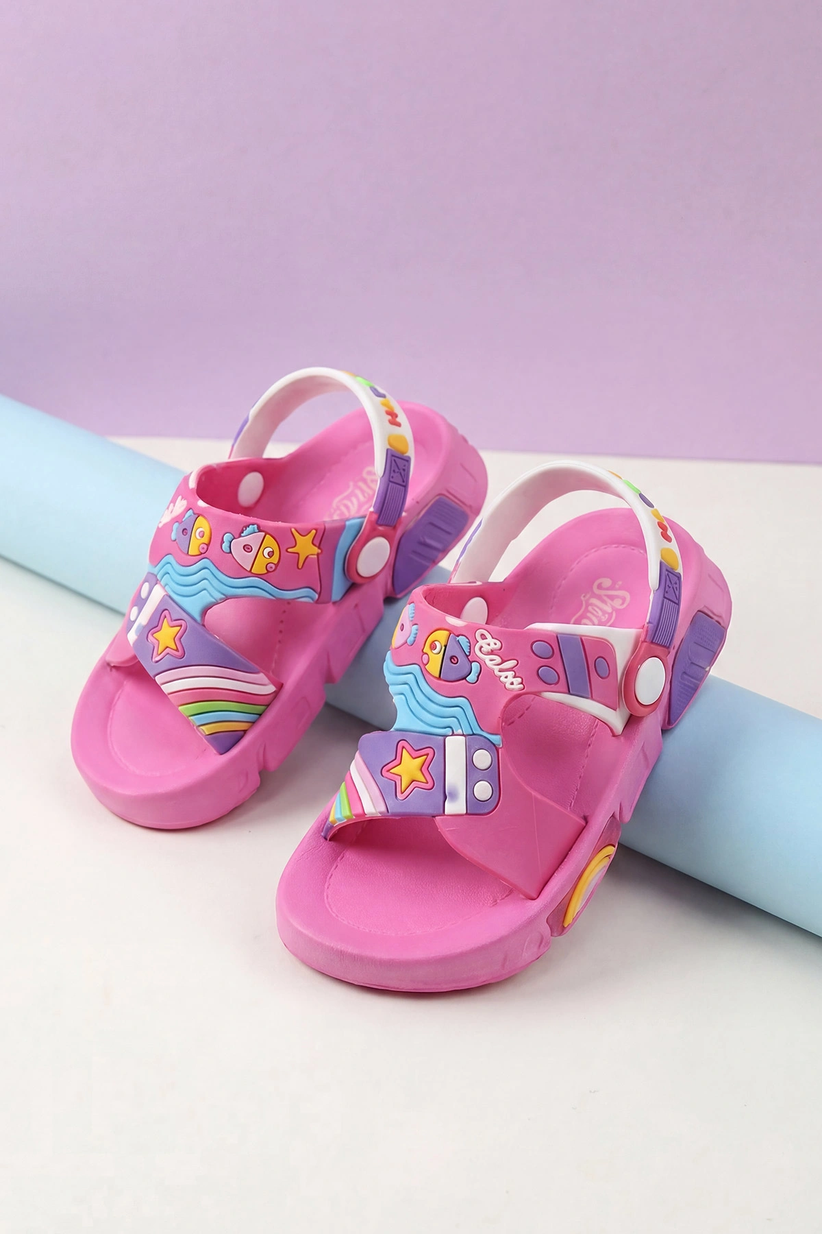 Pembe ( 25 - 29 ) Figürlü Kız Çocuk Sandalet 462503