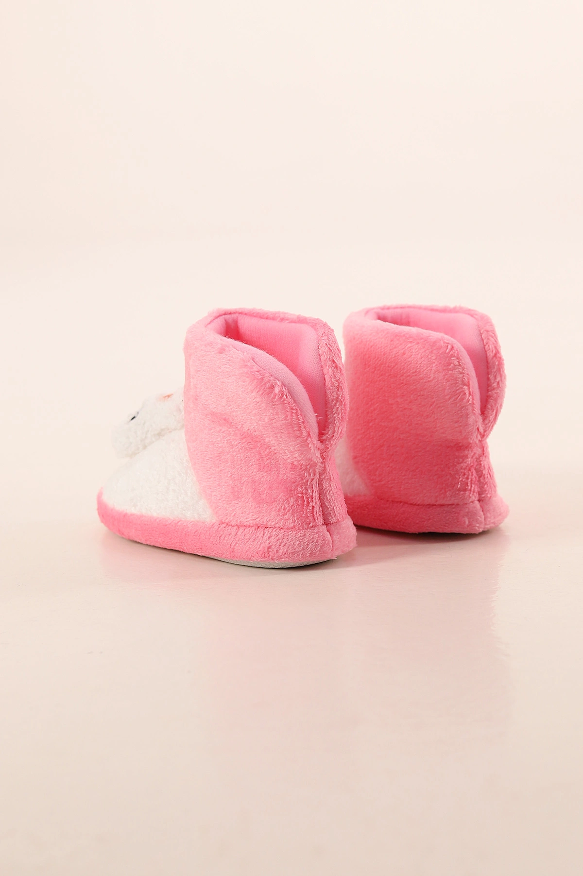 Pembe ( 25 - 30 ) Peluş Figürlü Kız Çocuk Panduf 394653