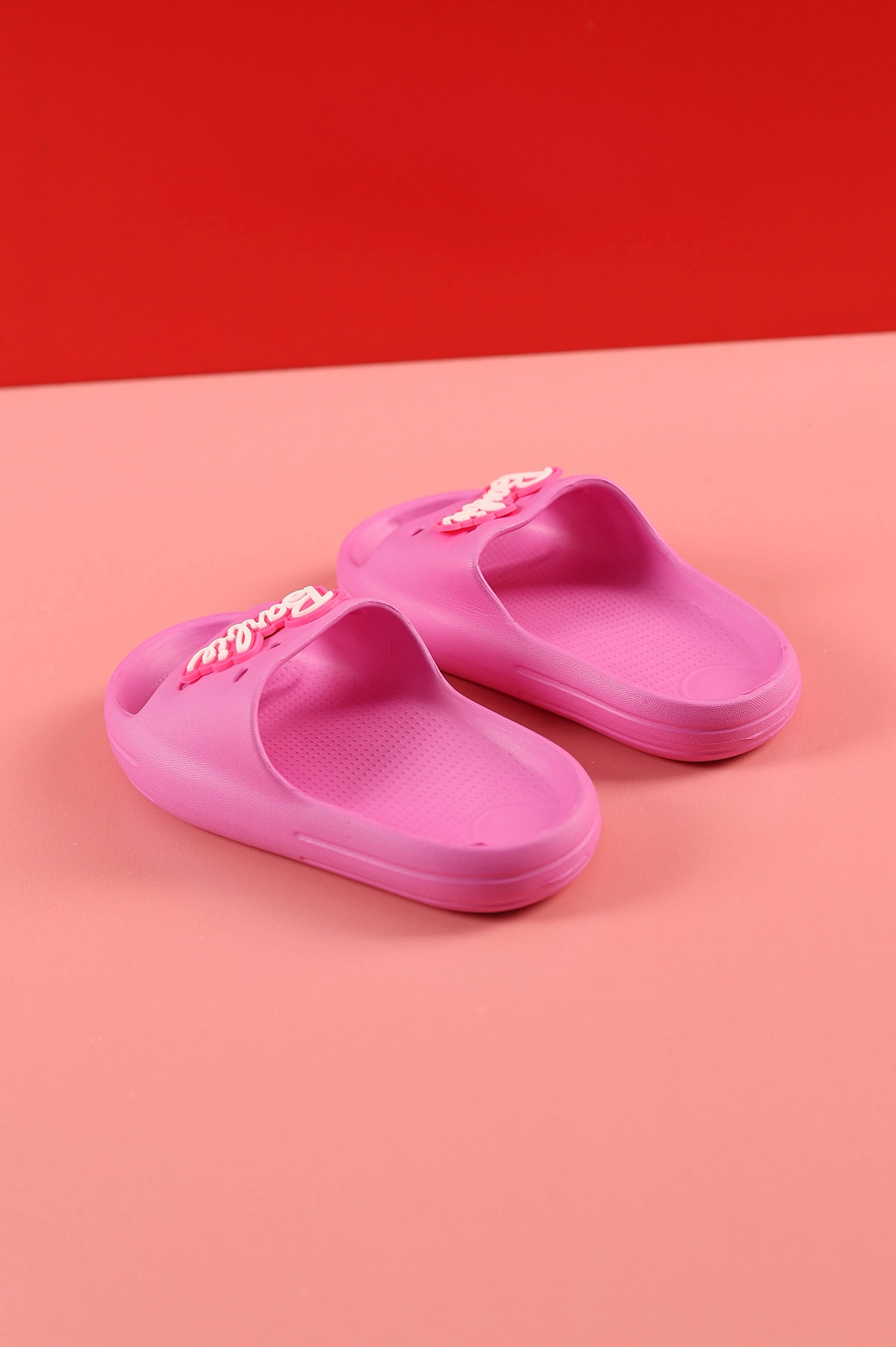 Pembe (27-31 ) Barbie Figürlü Eva Çocuk Terlik 280679