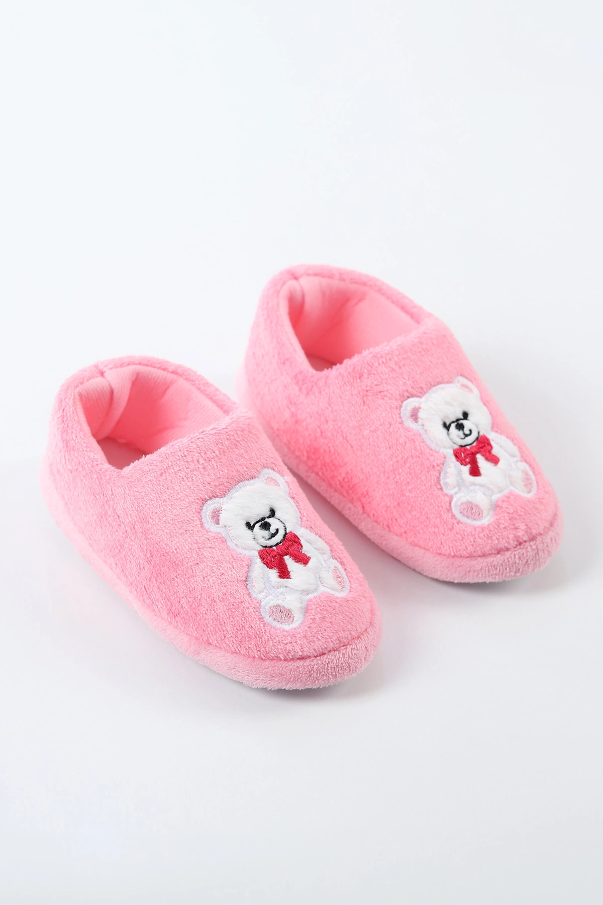 Pembe ( 29 - 34 ) Peluş Figürlü Çocuk Panduf 496298