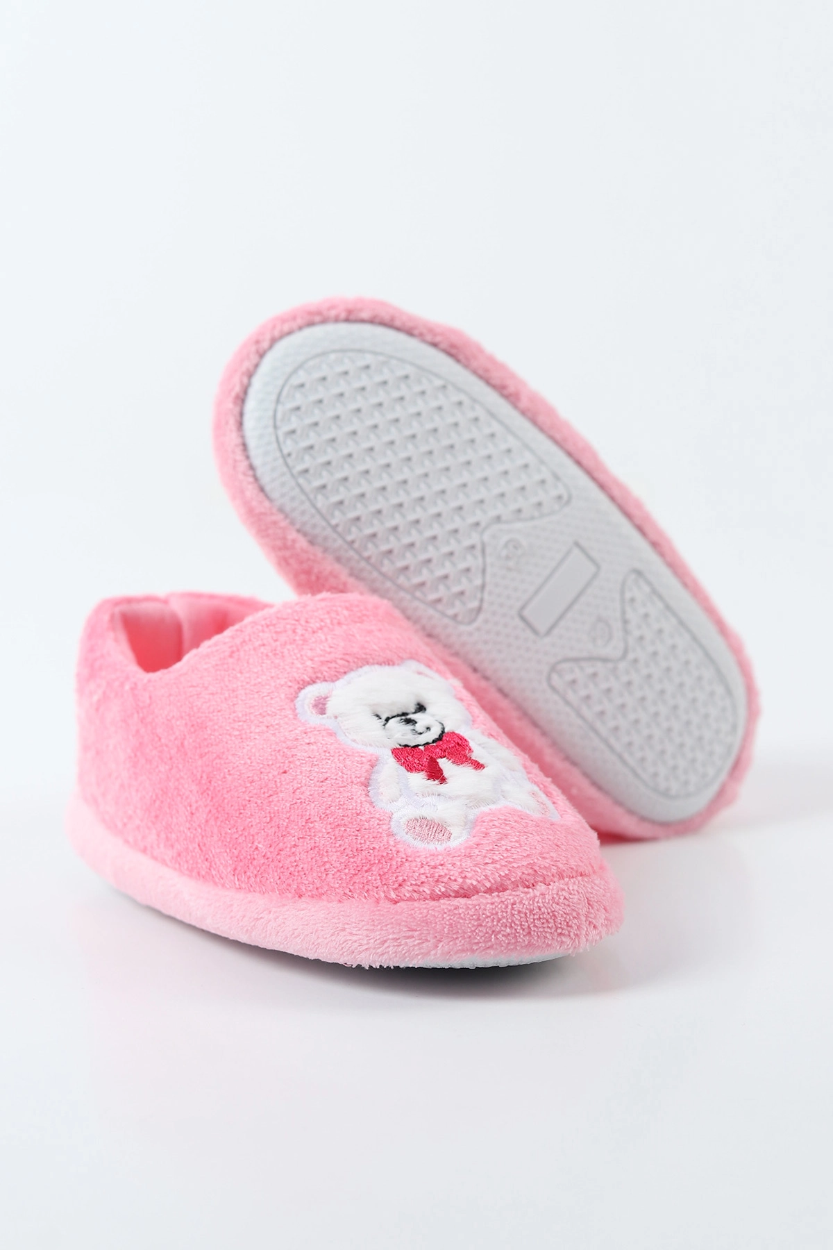 Pembe ( 29 - 34 ) Peluş Figürlü Çocuk Panduf 496298