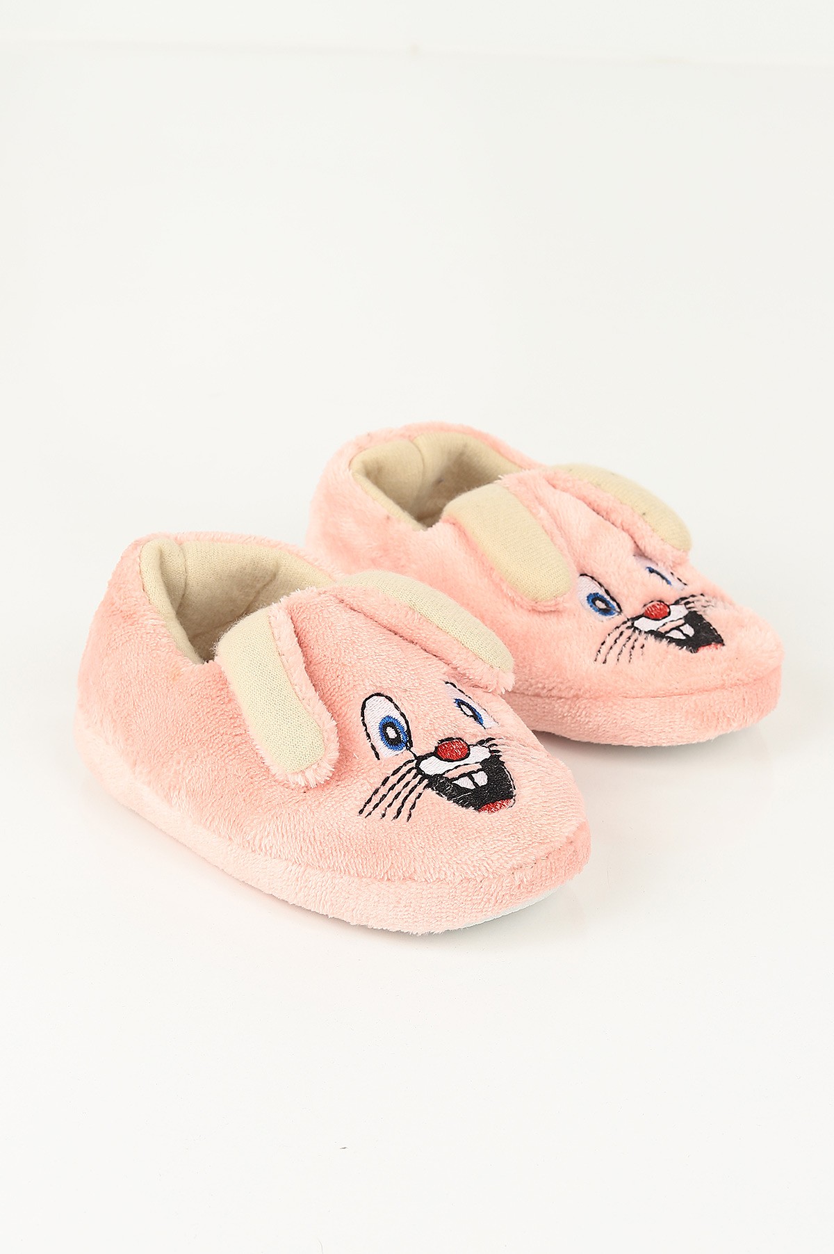 Pembe (29-34) Tavşan Nakışlı Kız Çocuk Panduf 147094