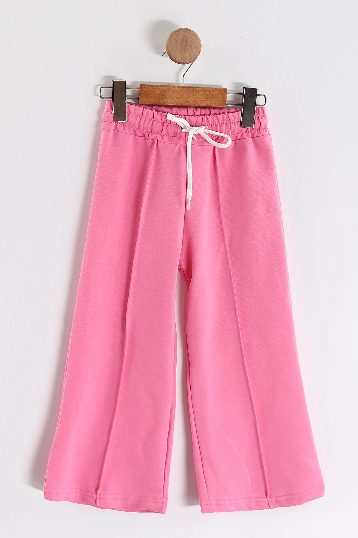 Pembe (3-10 Yaş) Çiçek Aplikeli İki İp Kız Çocuk Takım 442625