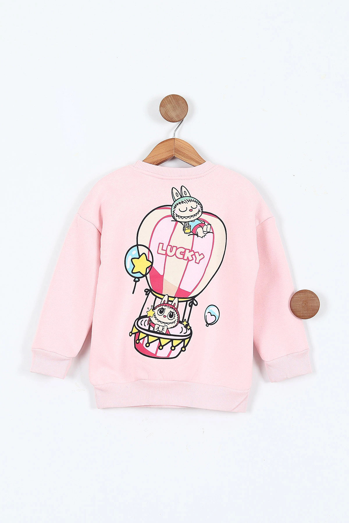 Pembe (3-10 Yaş) Karakter Baskılı 3 İp Şardonlu Kız  ,Çocuk Kışlık Takım 407588
