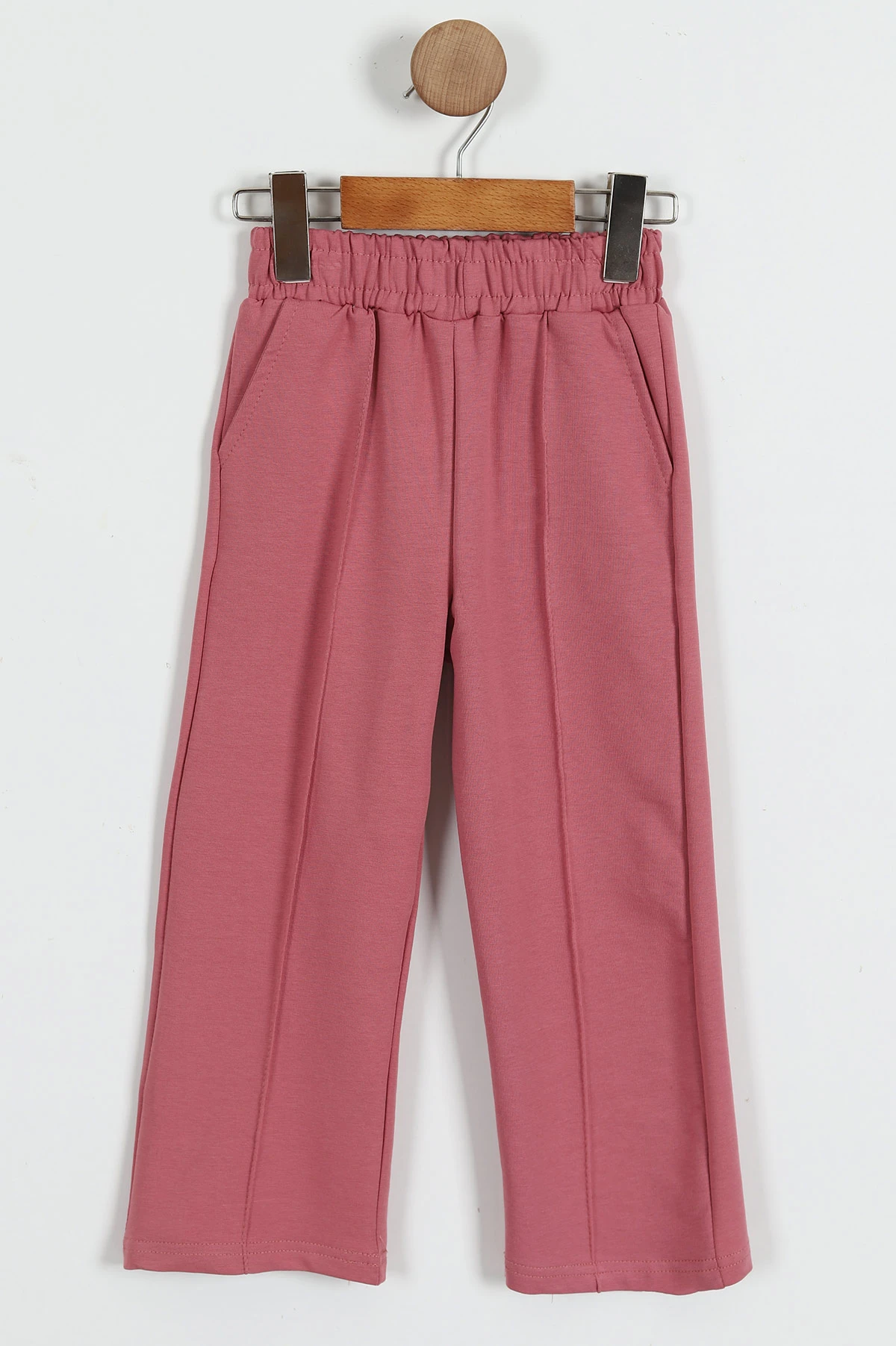 Pembe (3-10 Yaş) Yıldızlı Taş Baskılı 2 İp Kız Çocuk 2'li Takım 427989