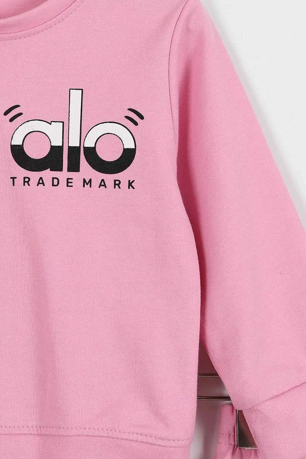 Pembe (3-10 Yaş)Alo Baskılı   Kız Çocuk 2'li Takım 423368