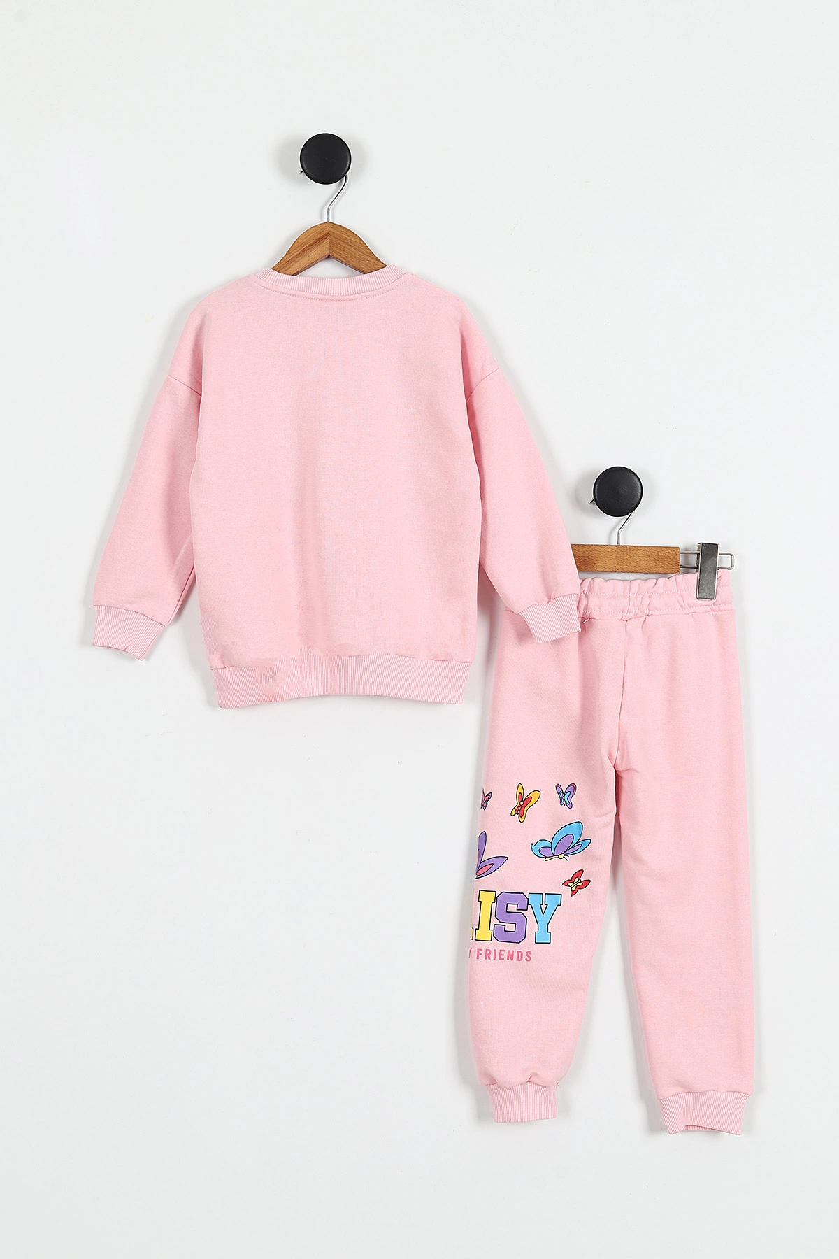 Pembe (3-10 Yaş)Karakter Baskılı 3 İp Şardonsuz Kız Çocuk 2'li Takım 425519