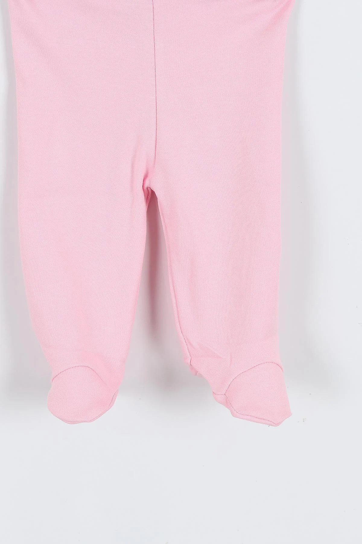 Pembe (3-12 Ay) Bel Lastikli Patikli Pamuklu Bebek Alt 340267